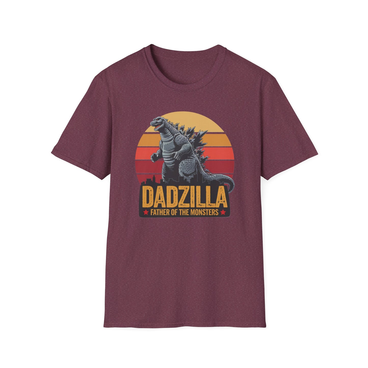 Dadzilla Tee - Unisex Softstyle T-Shirt for Dad Enthusiasts Fathers Day Gift