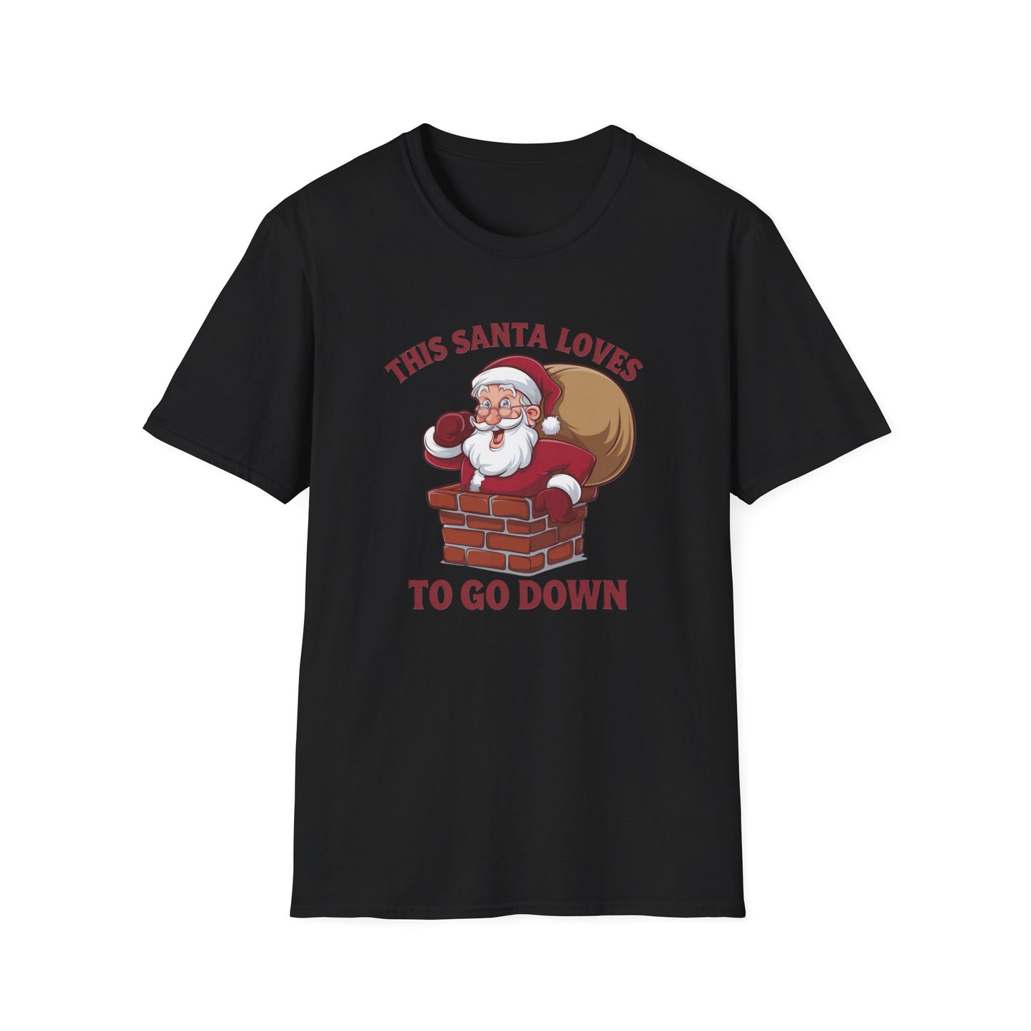 Funny Christmas Santa T-Shirt, Holiday Tee, Unisex Shirt, Christmas Gift, Humor Apparel, Festive Outfit