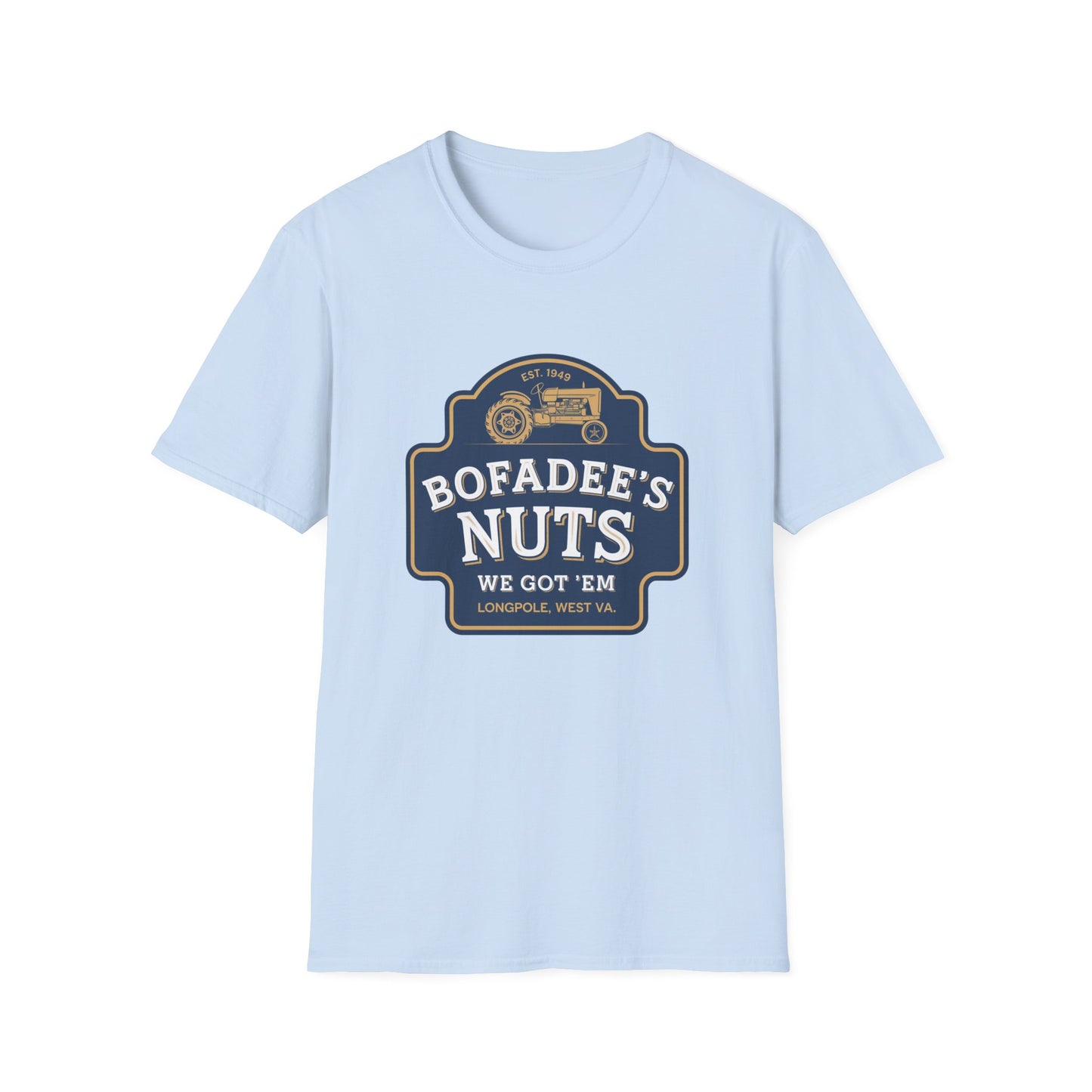 Vintage Bofadee's Nuts Unisex Softstyle T-Shirt - Fun and Casual Tees for All Occasions