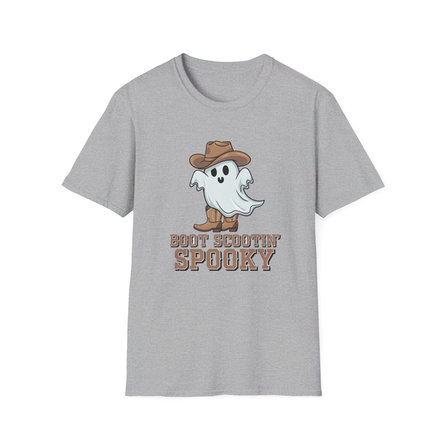 Ghostly Cowboy T-Shirt, Fun Halloween Tee, Spooky Ghost Shirt, Unisex Graphic Shirt, Witchy Casual Wear, Cute Halloween Gift