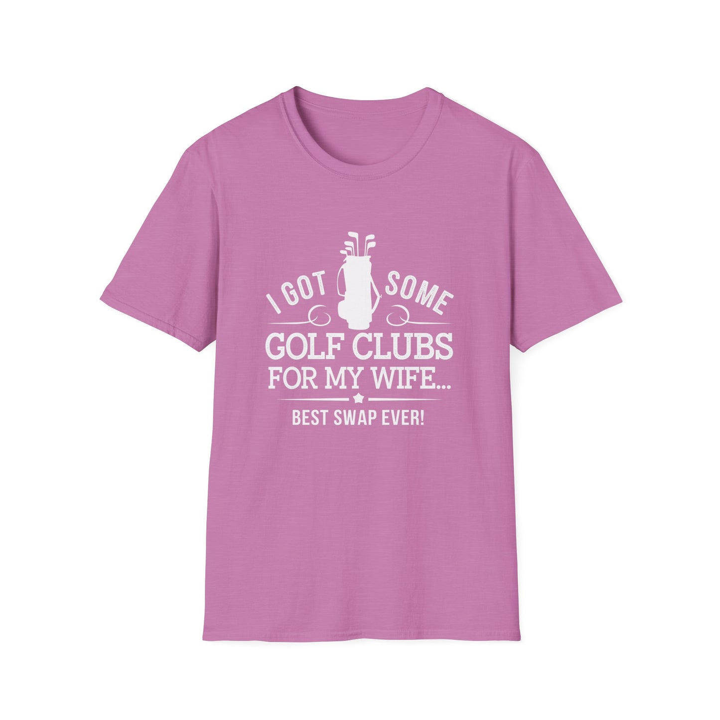 Funny Golf T-Shirt for Couples - "I Got Some Golf Clubs for My Wife"