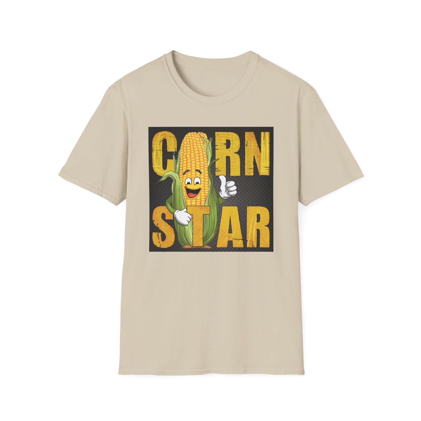 Corn Star Unisex Softstyle T-Shirt - Fun and Quirky Tee for Corn Lovers