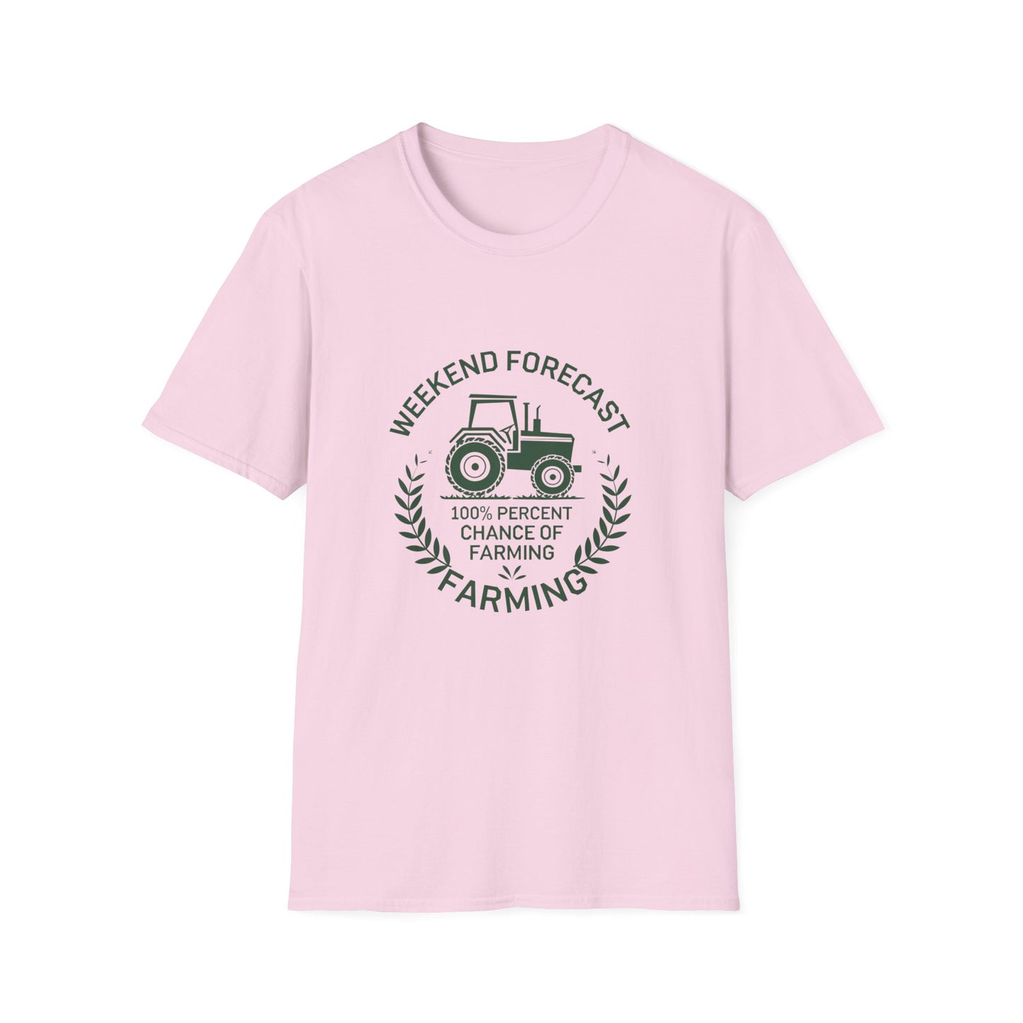 Weekend Forecast Farming Unisex Softstyle T-Shirt