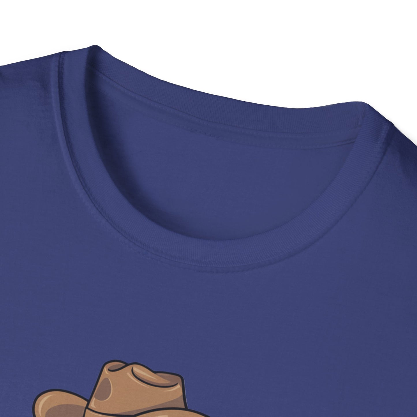 Ghostly Cowboy T-Shirt, Fun Halloween Tee, Spooky Ghost Shirt, Unisex Graphic Shirt, Witchy Casual Wear, Cute Halloween Gift