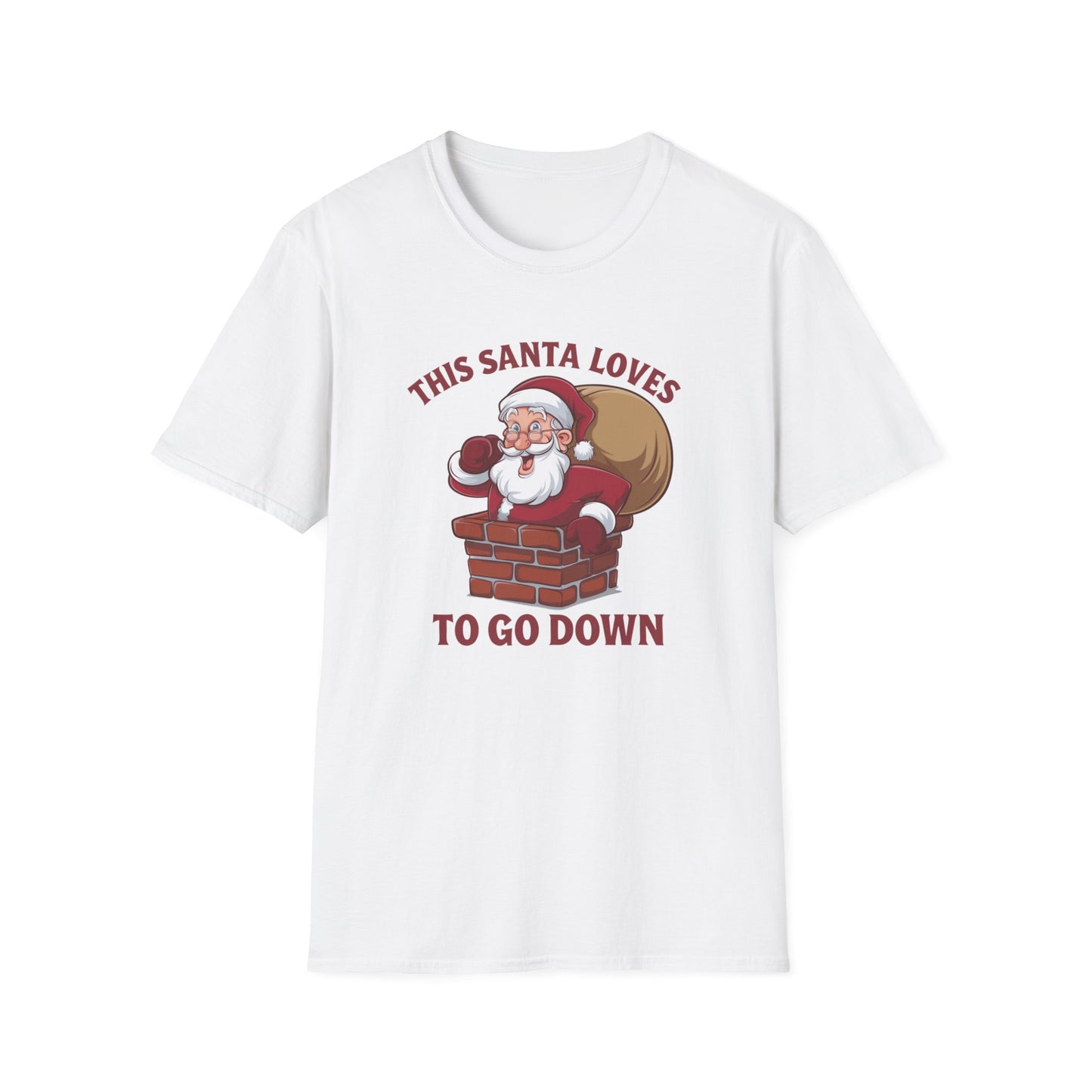 Funny Christmas Santa T-Shirt, Holiday Tee, Unisex Shirt, Christmas Gift, Humor Apparel, Festive Outfit