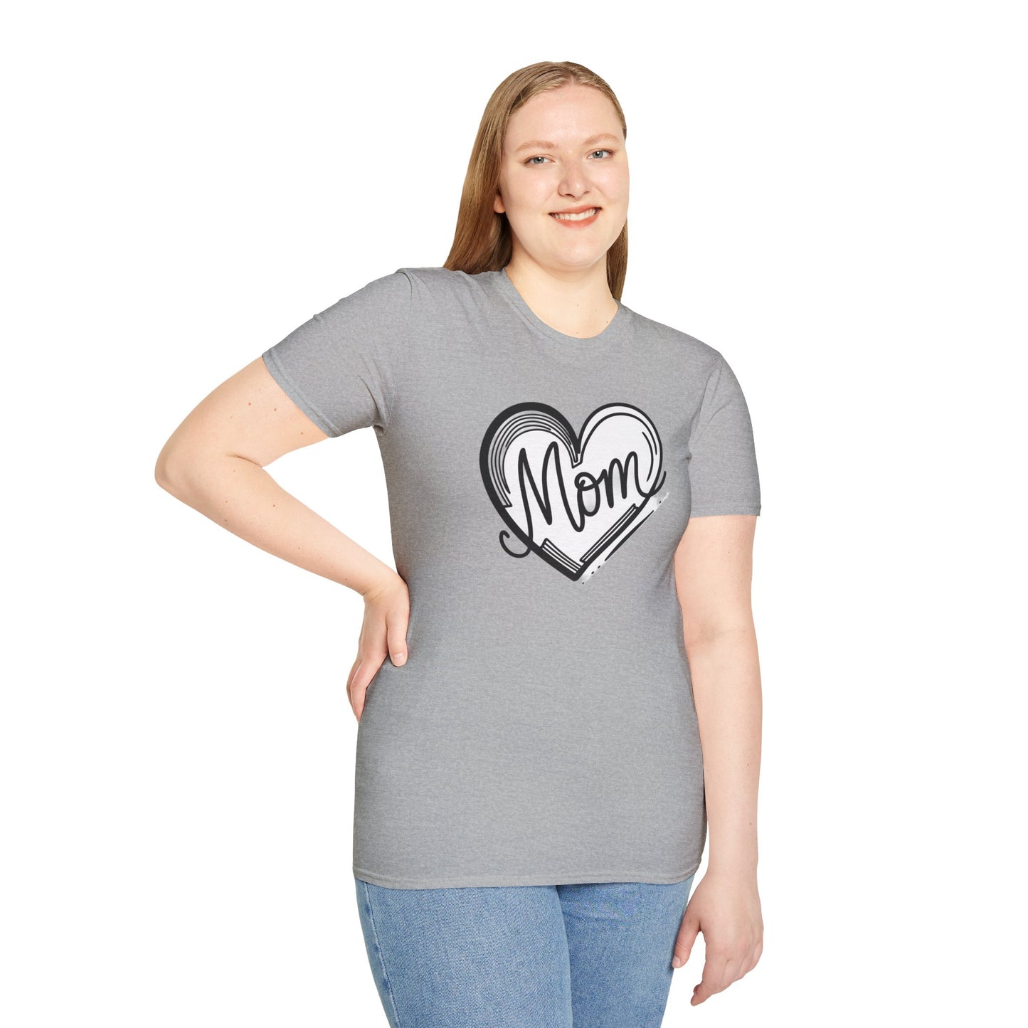 Heartfelt Mom T-Shirt | Gift for Mom | Mother's Day Tee | Casual Wear | Family Love