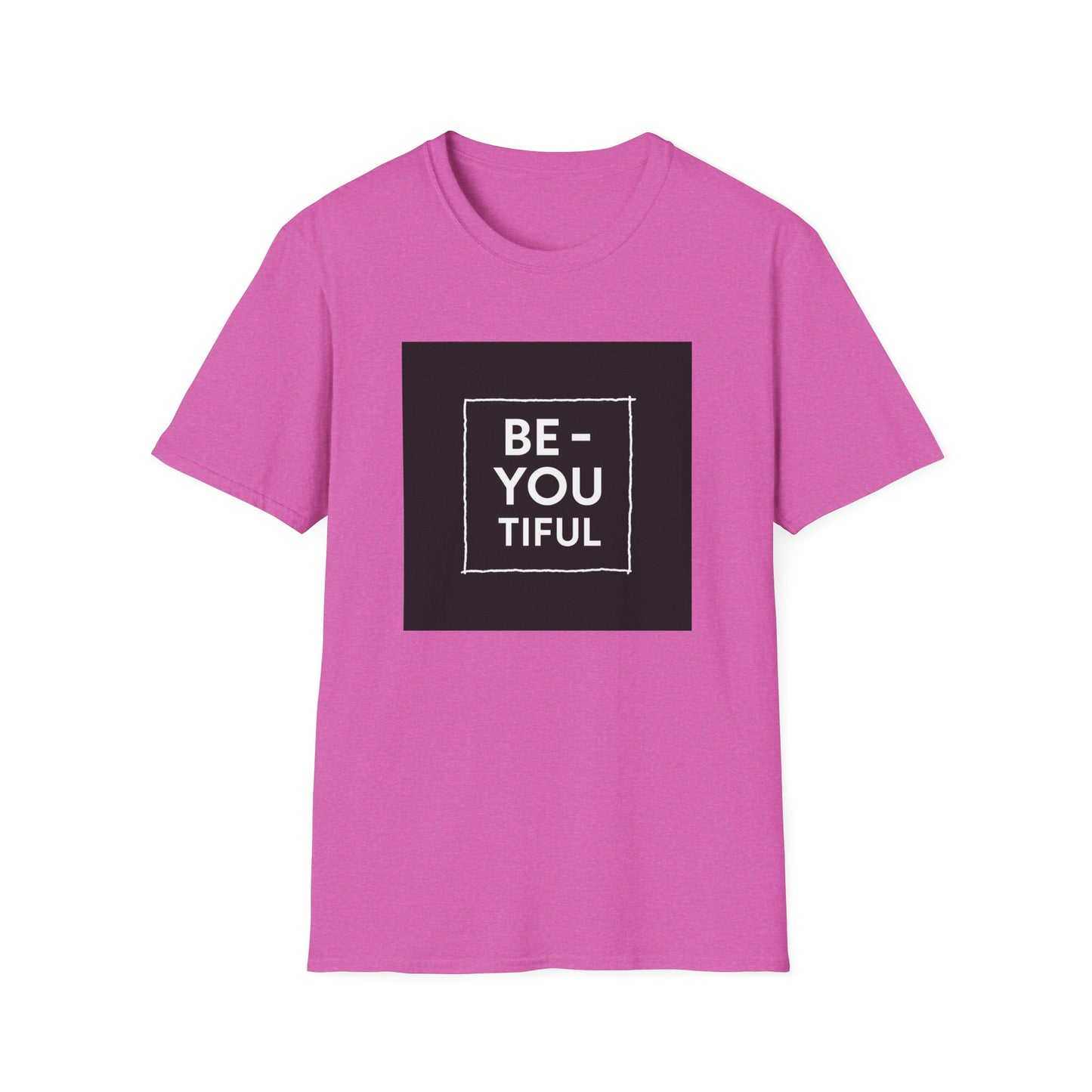 Be-You-Tiful Unisex Softstyle T-Shirt - Inspiring Message Shirt, Casual Wear, Gift for Friends, Motivational Apparel, Everyday Comfort