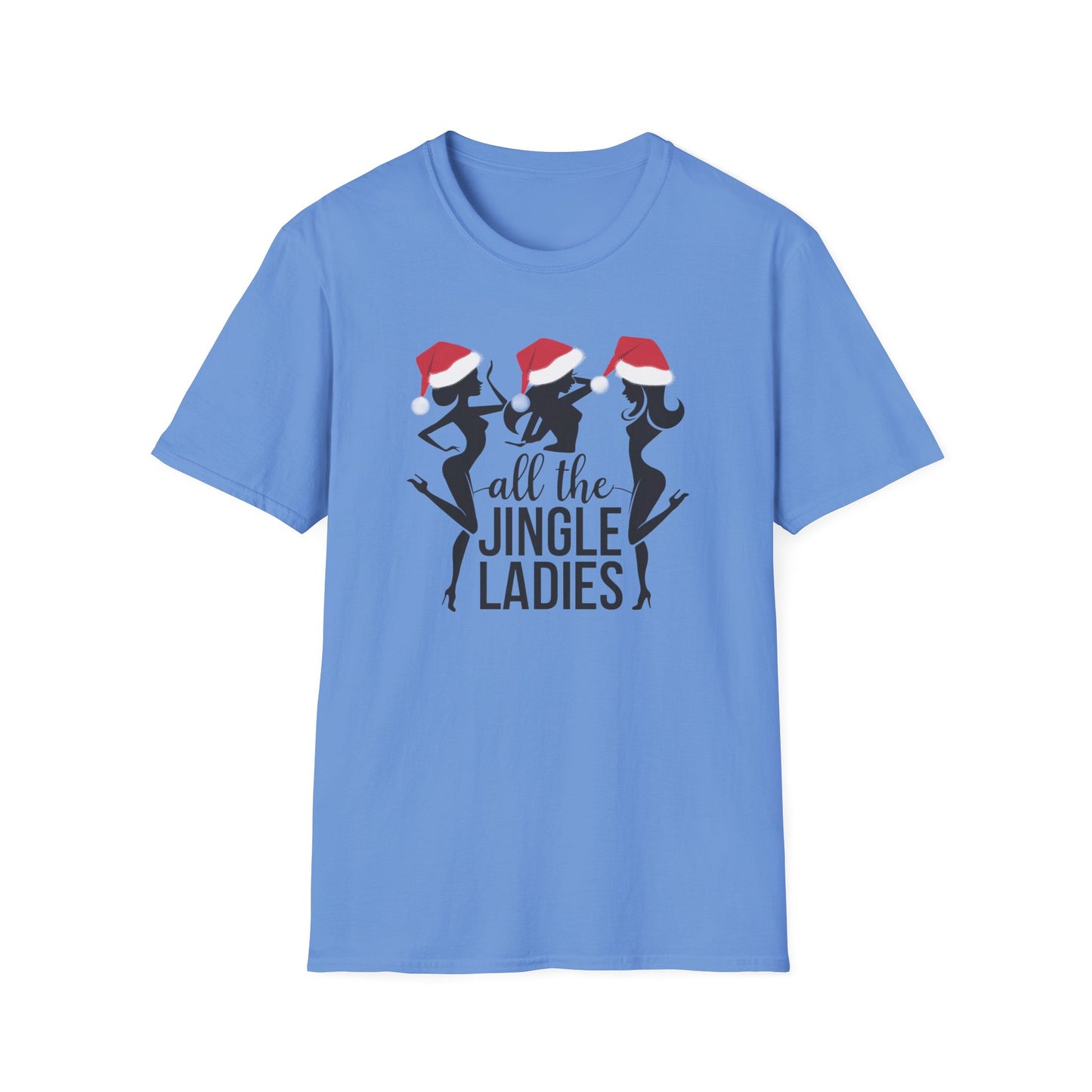 Festive Holiday T-Shirt: All the Jingle Ladies, Christmas Shirt, Unisex Tee, Gift for Her, Holiday Apparel, Winter Fashion