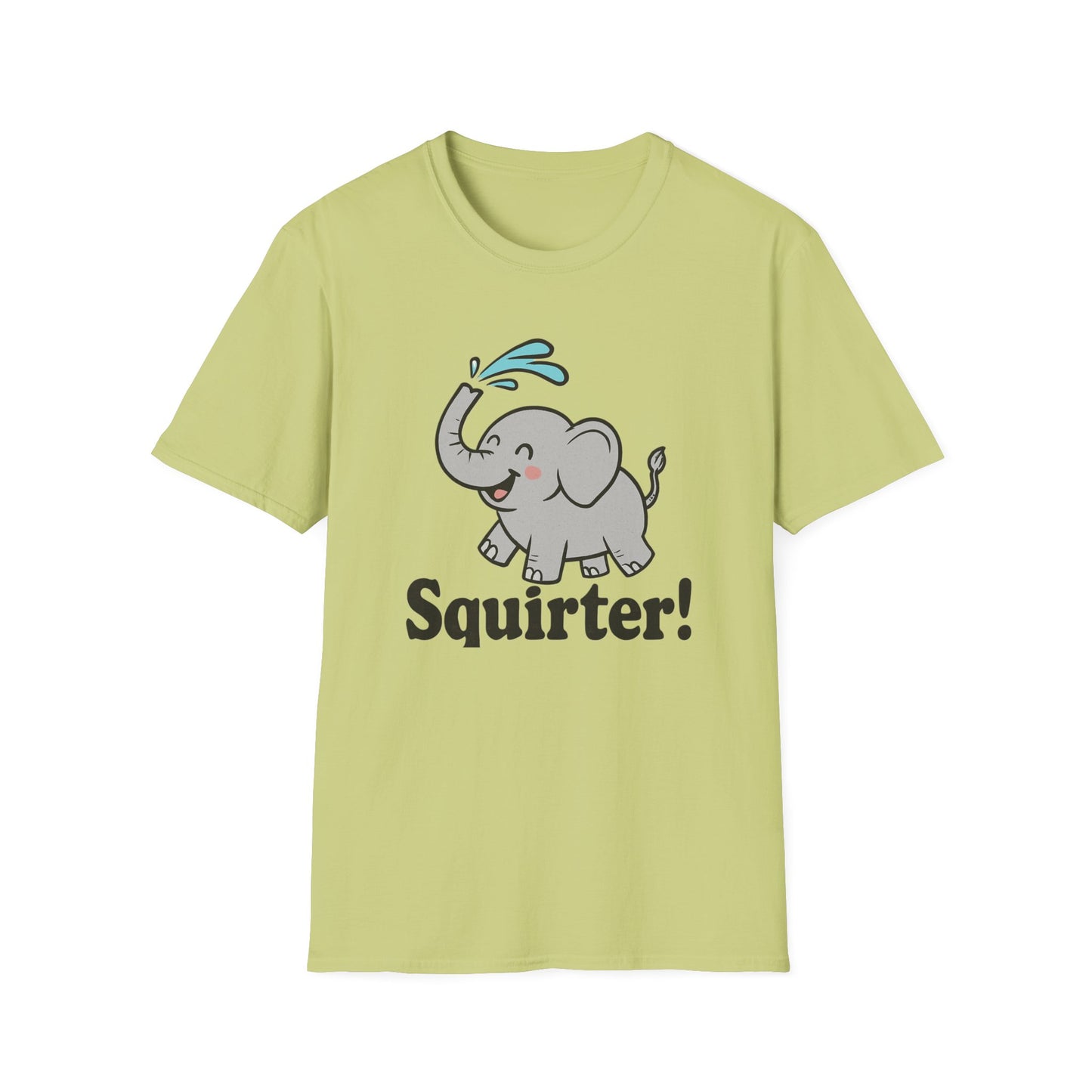 Funny Elephant T-Shirt - Squirter! Tee for Animal Lovers, Gift for Kids, Birthday Party Shirt, Unisex Graphic Tee