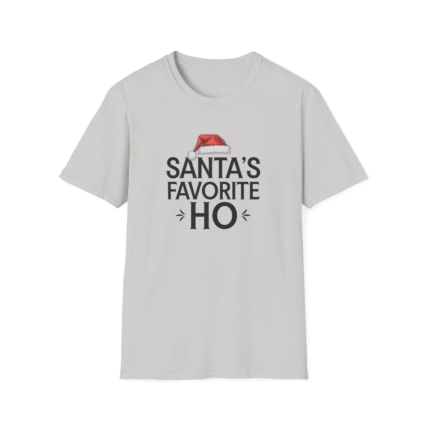 Santa's Favorite Ho Unisex T-Shirt, Funny Christmas Shirt, Holiday Gift, Jolly Tee, Christmas Party Wear, Seasonal Humor Top