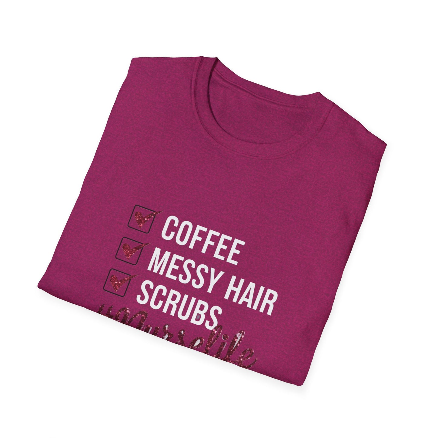Nurse Life Unisex Softstyle T-Shirt - Perfect for Healthcare Professionals