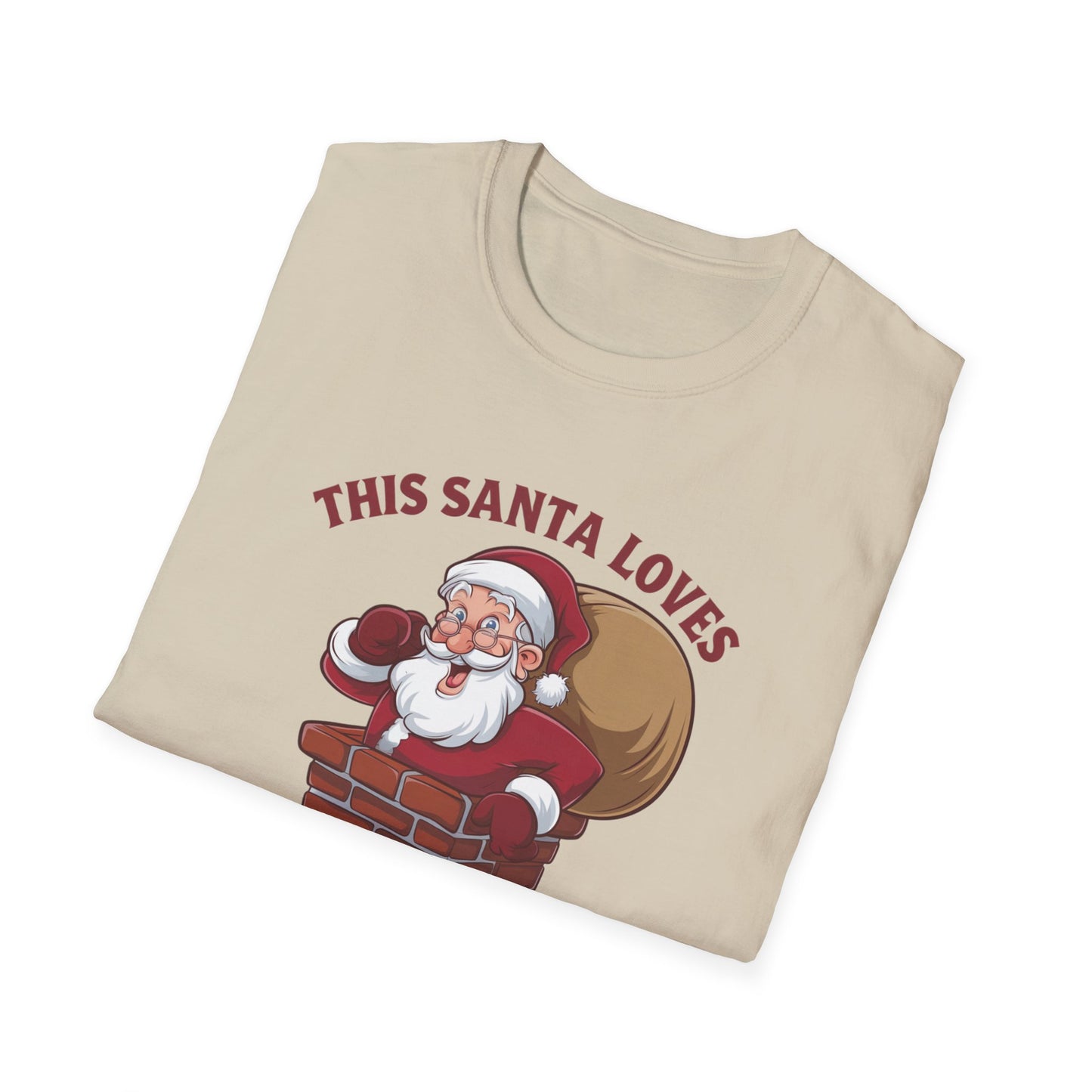 Funny Christmas Santa T-Shirt, Holiday Tee, Unisex Shirt, Christmas Gift, Humor Apparel, Festive Outfit