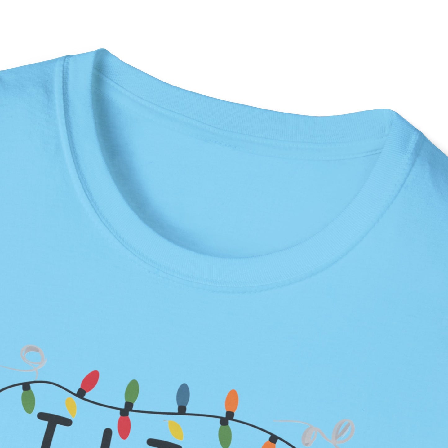 I Like Big Bulbs Unisex Softstyle T-Shirt | Fun Graphic Tee, Holiday Apparel, Christmas Shirt, Gift for Him/Her, Lighthearted Wear