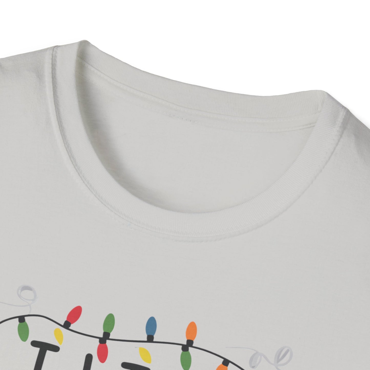 I Like Big Bulbs Unisex Softstyle T-Shirt | Fun Graphic Tee, Holiday Apparel, Christmas Shirt, Gift for Him/Her, Lighthearted Wear