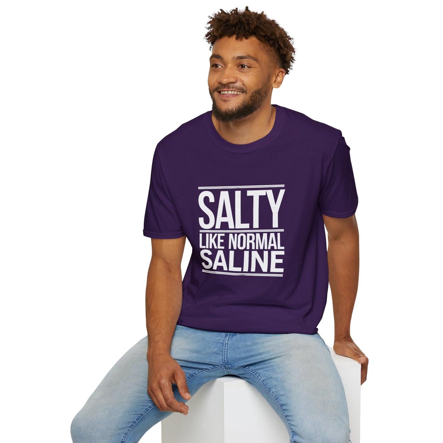 Salty Like Normal Saline Unisex Softstyle T-Shirt