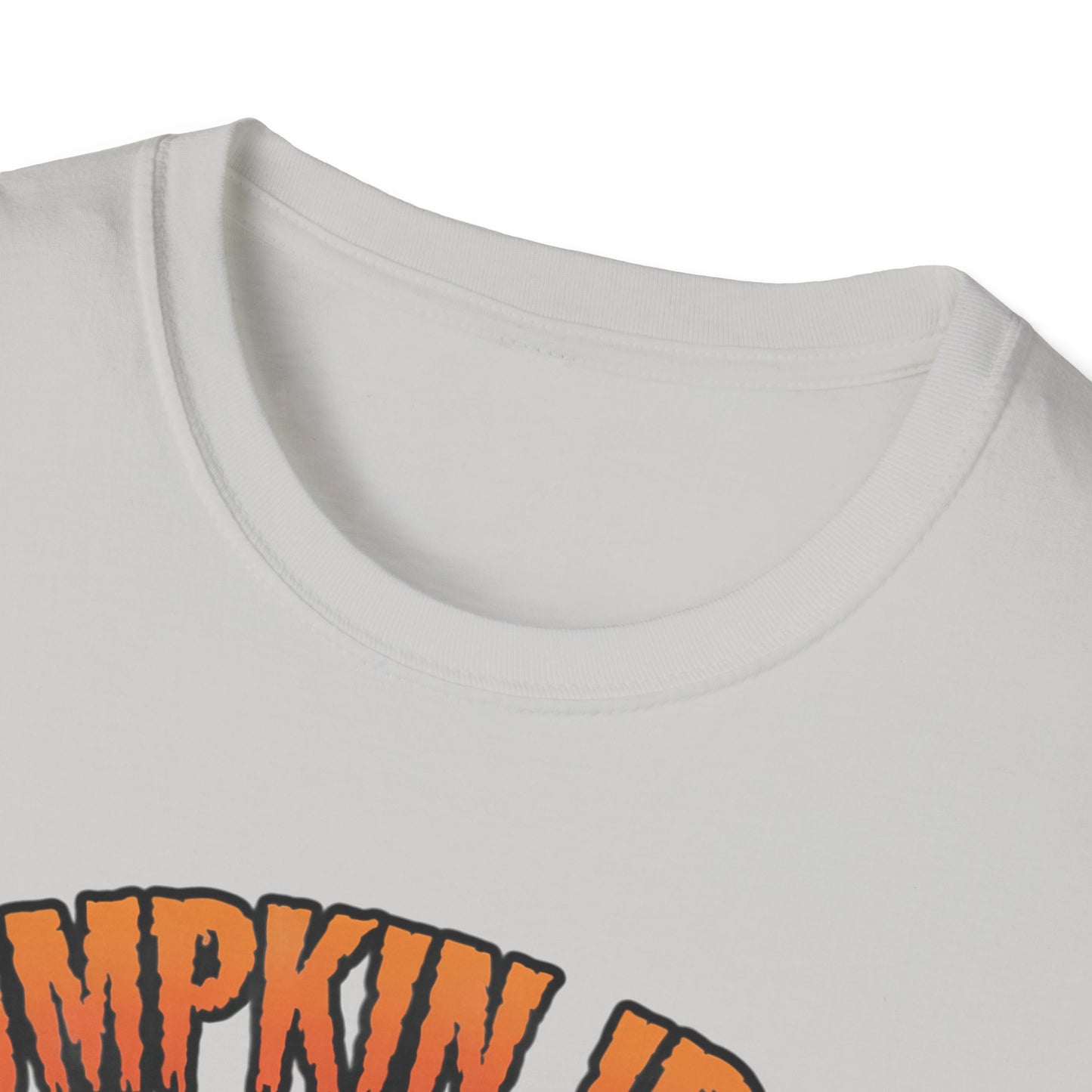 Halloween Pumpkin Iron Gym T-Shirt, Funny Fall Workout Top, Unisex Fitness Apparel, Spooky Season Gift, October Gym Shirt
