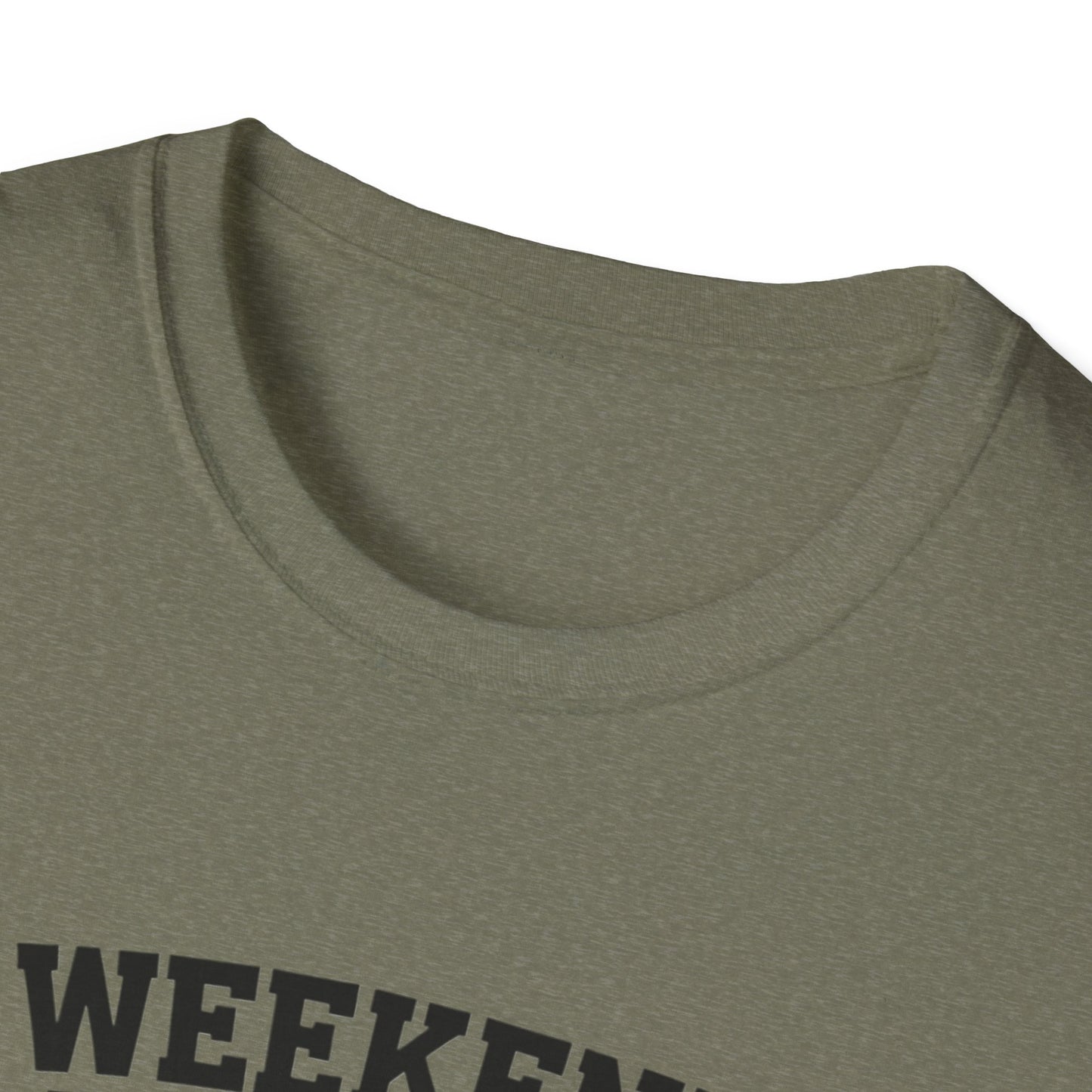 Weekend Forecast Golf Drinking T-Shirt | Unisex Softstyle Tee for Golf Lovers