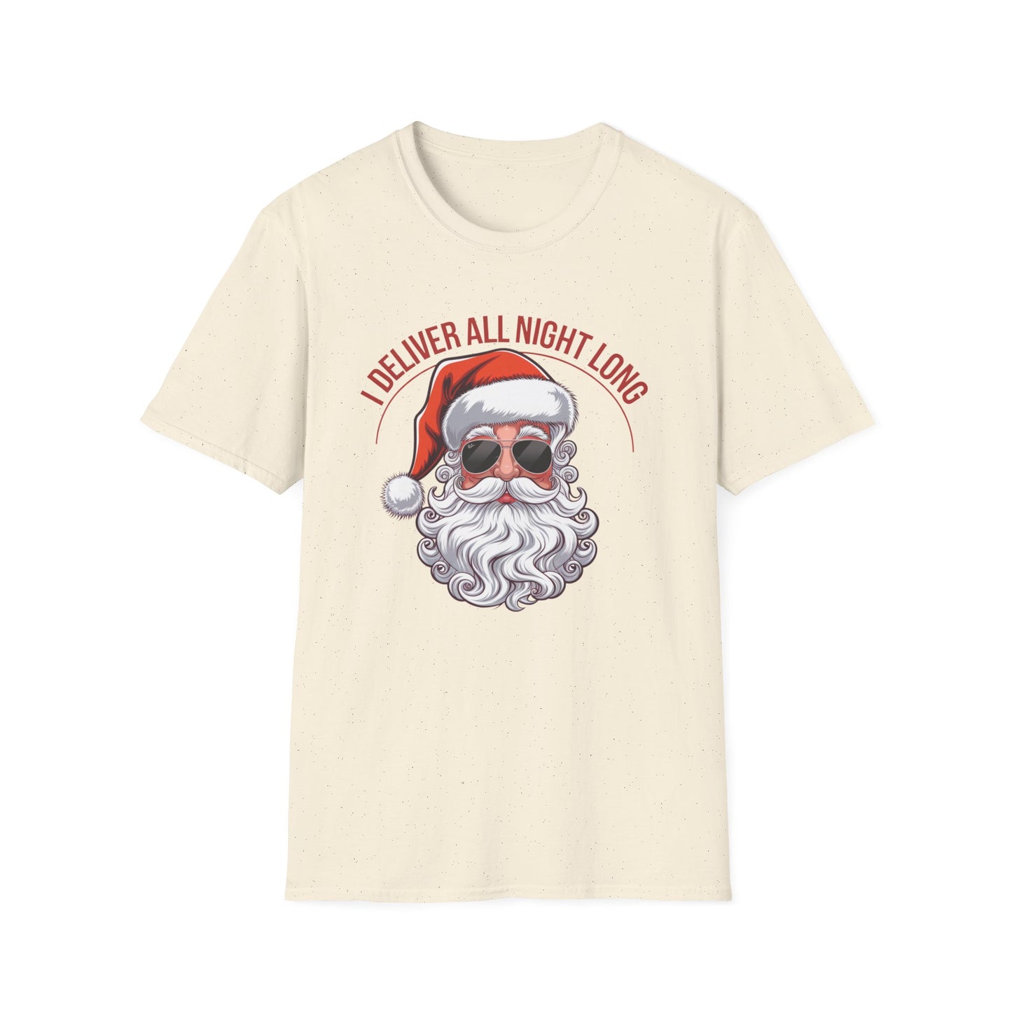 Santa Delivery T-Shirt, Funny Christmas Shirt, Holiday Gift, Relaxed Fit Tee, Unisex Tee for Christmas Lovers