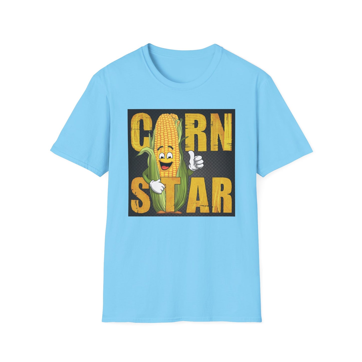 Corn Star Unisex Softstyle T-Shirt - Fun and Quirky Tee for Corn Lovers