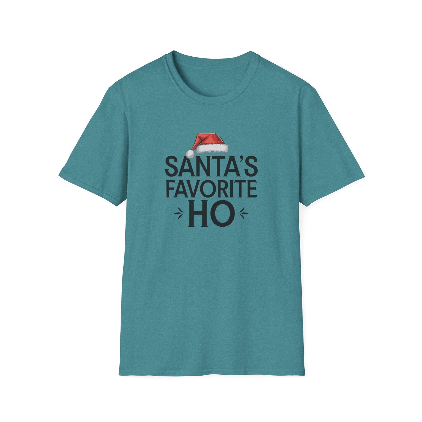 Santa's Favorite Ho Unisex T-Shirt, Funny Christmas Shirt, Holiday Gift, Jolly Tee, Christmas Party Wear, Seasonal Humor Top