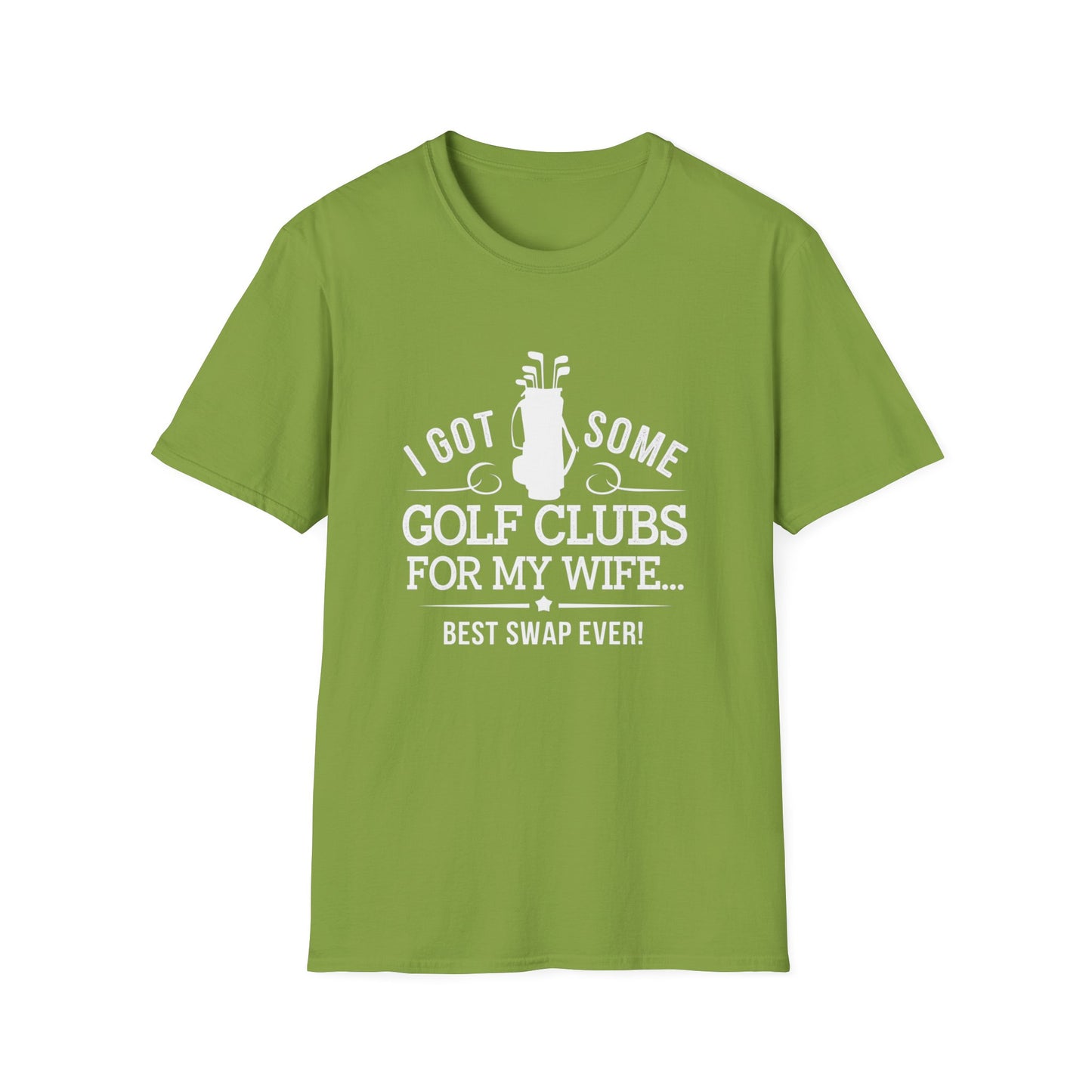 Funny Golf T-Shirt for Couples - "I Got Some Golf Clubs for My Wife"
