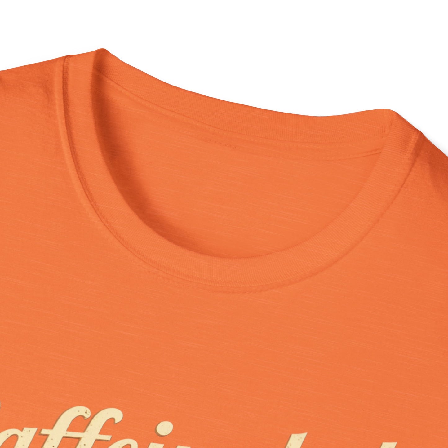 Caffeinated Unisex T-Shirt - Softstyle Casual Tee, Coffee Lover Gift, Daily Wear, Birthday Present, Relaxed Fit