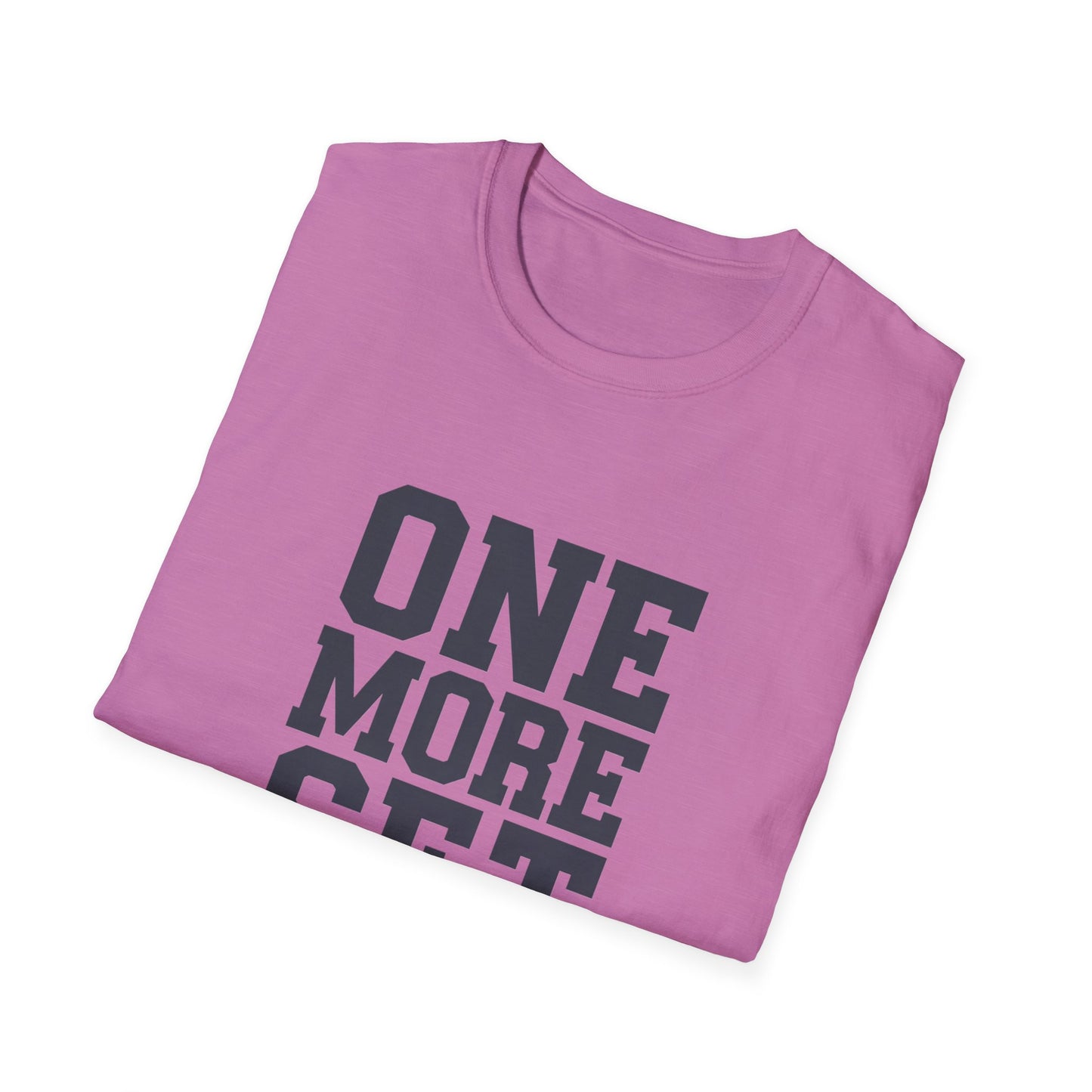 Motivational Fitness T-Shirt - 'One More Set' Unisex Softstyle Tee
