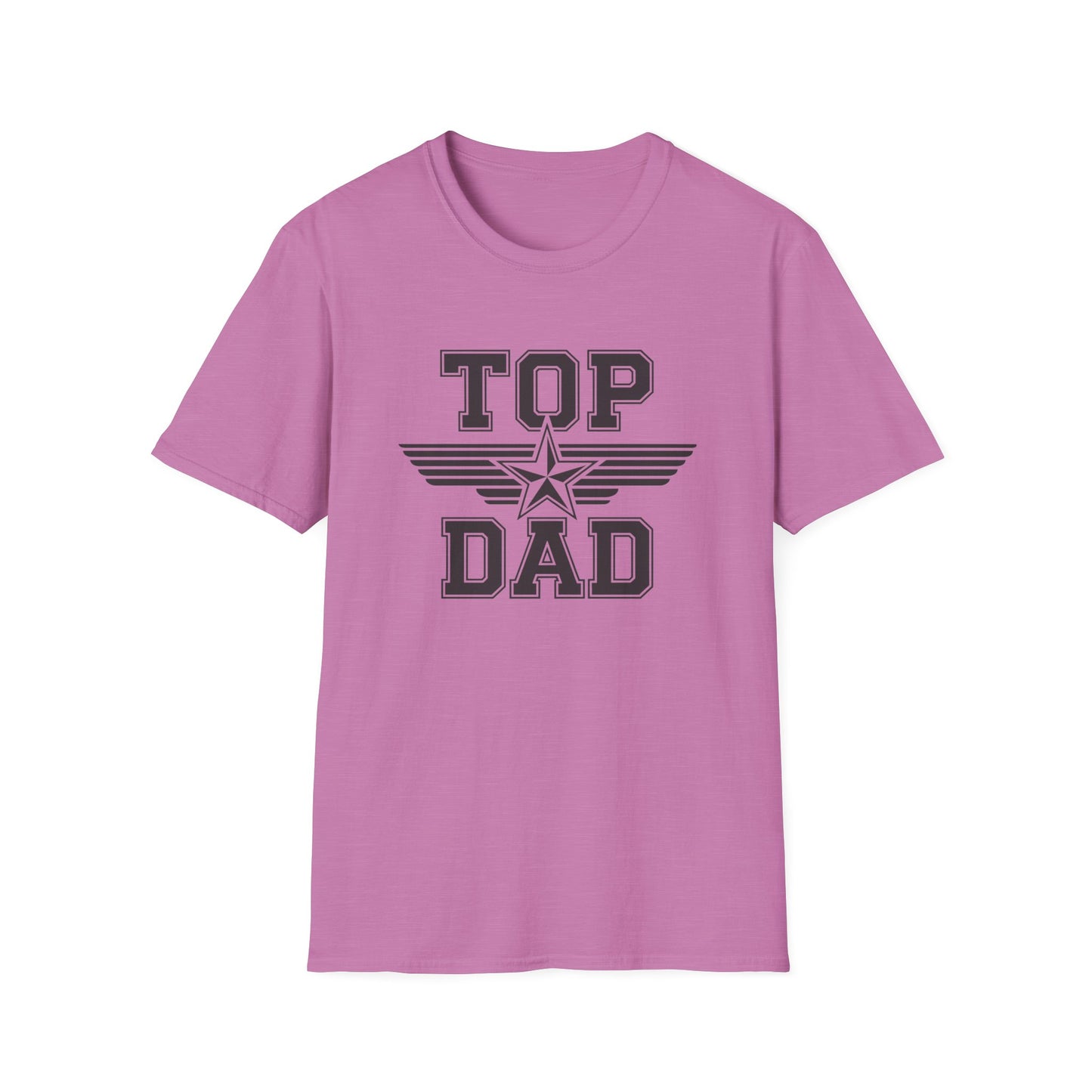 Top Dad Unisex Softstyle T-Shirt, Father's Day Gift, Casual Wear, Dad Shirt, Family Reunion Tee, Gift for Dad