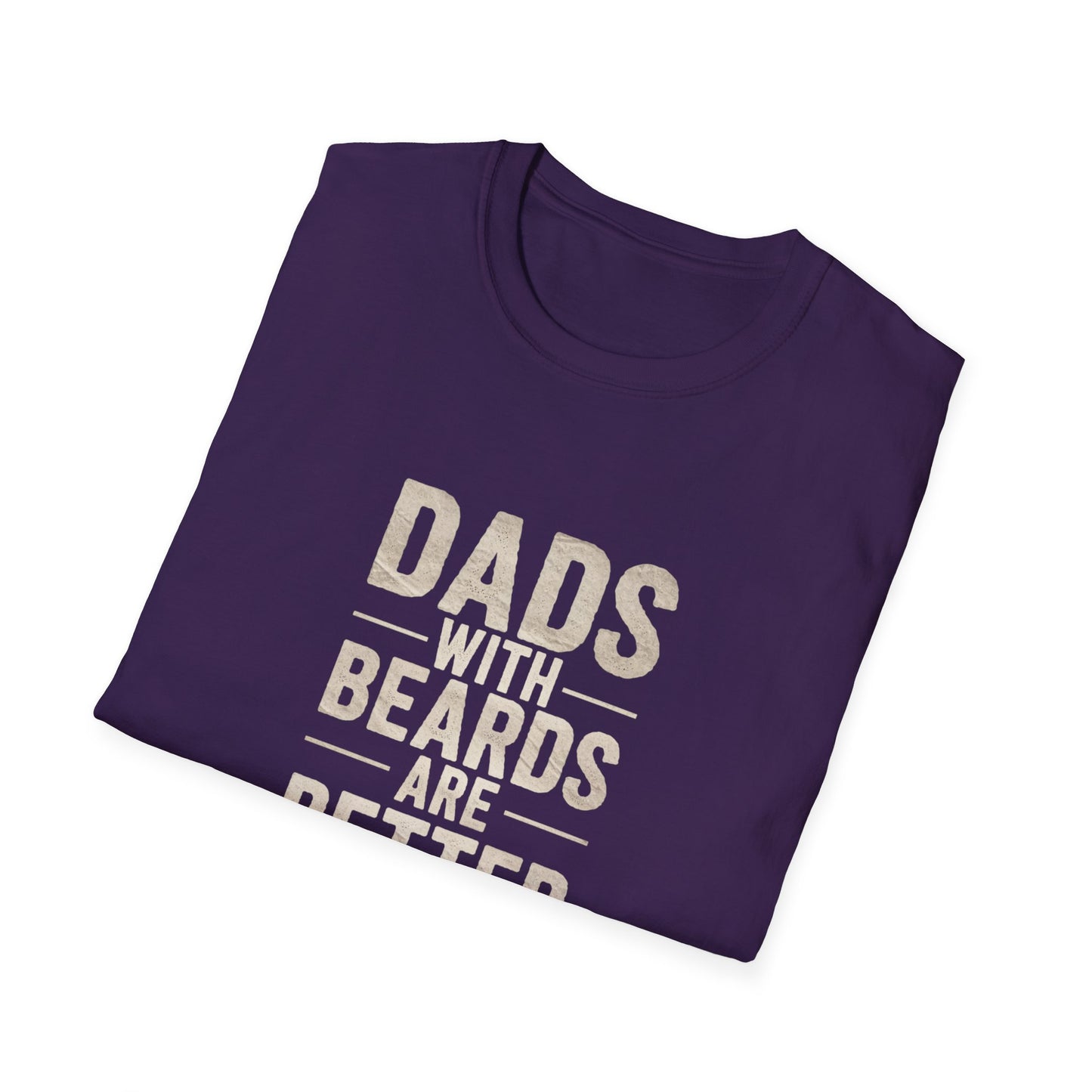 Dads with Beards Unisex Softstyle T-Shirt - Perfect Gift for Father's Day