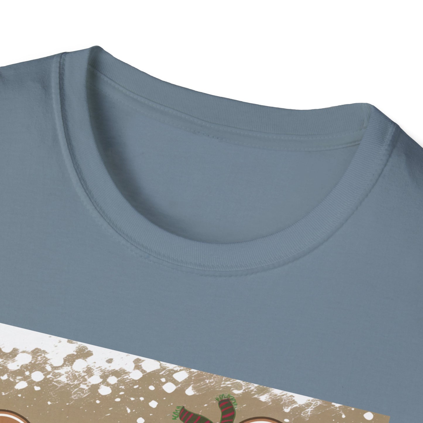 Festive Gingerbread Unisex T-Shirt, Holiday Tee, Christmas Gift, Cozy Shirt, Winter Apparel, Fun Gift Idea