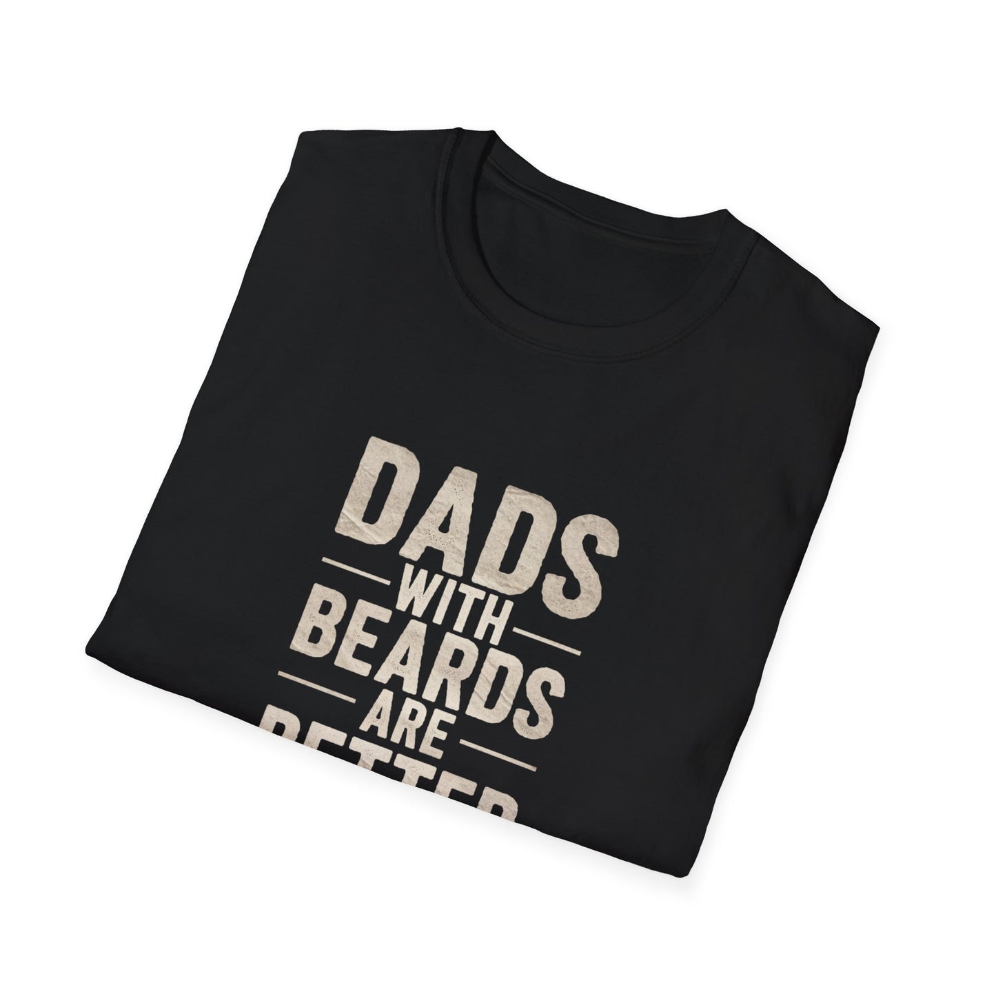 Dads with Beards Unisex Softstyle T-Shirt - Perfect Gift for Father's Day