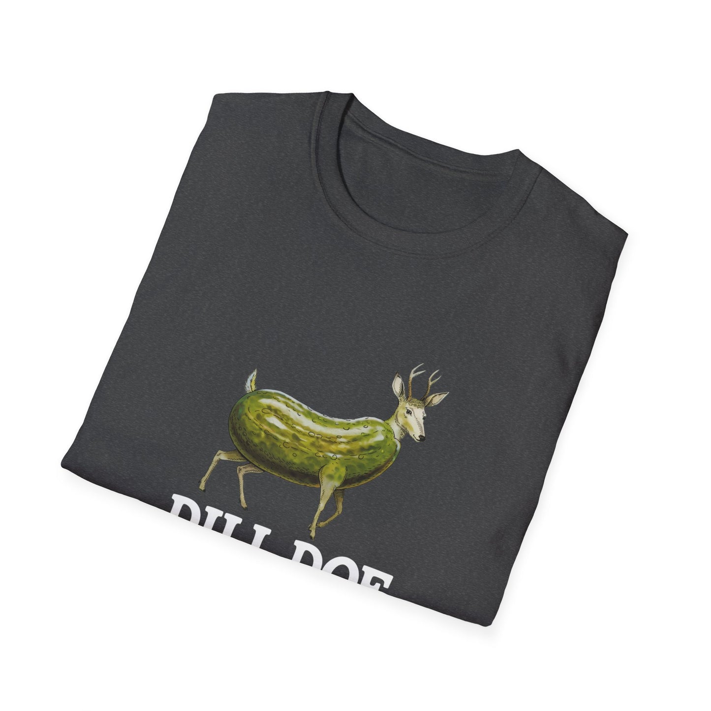 Dill Doe Funny Unisex Softstyle T-Shirt - Quirky Animal Tee