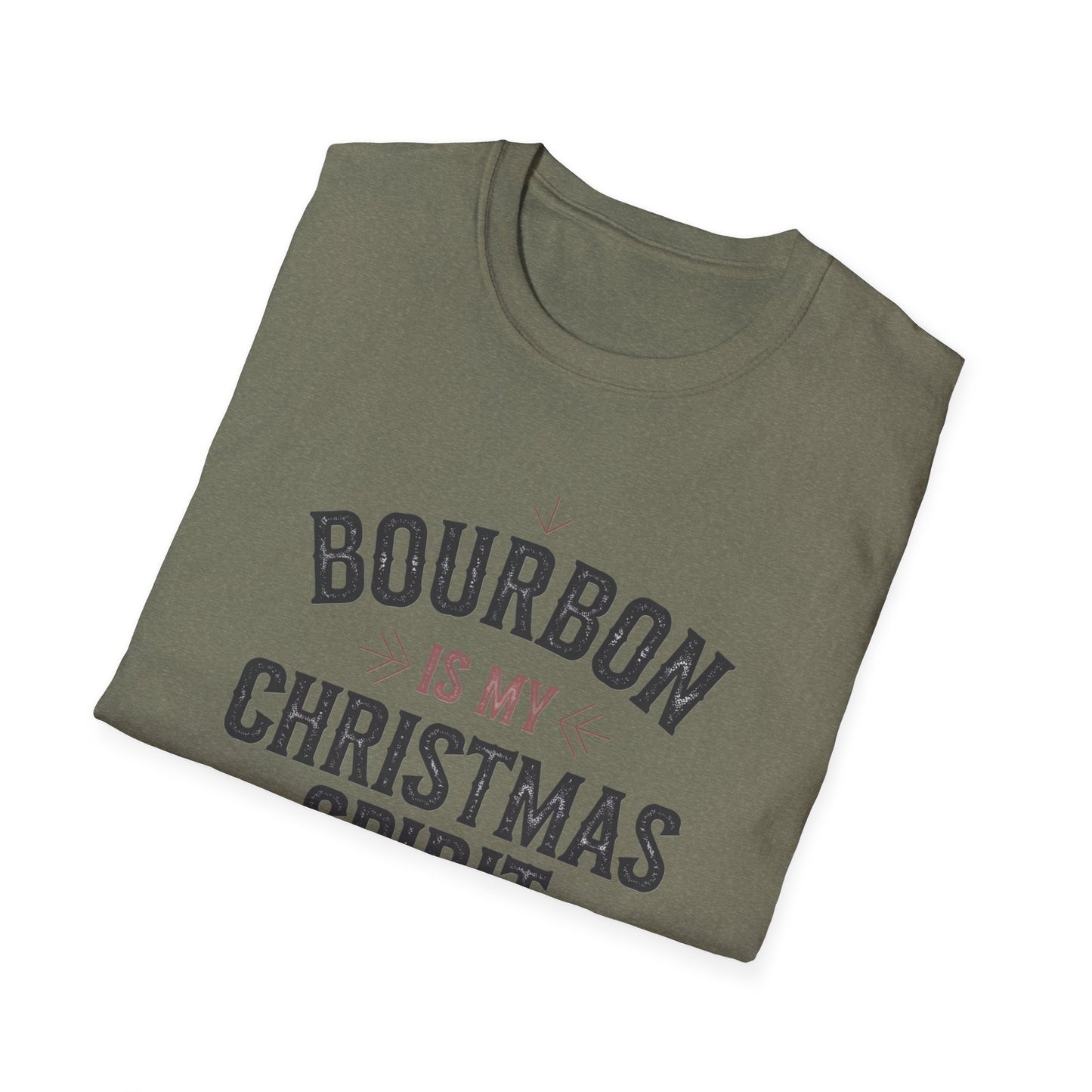 Bourbon-Themed Unisex T-Shirt | Perfect Holiday Gift, Christmas Party Attire, Festive Apparel, Gift for Bourbon Lovers