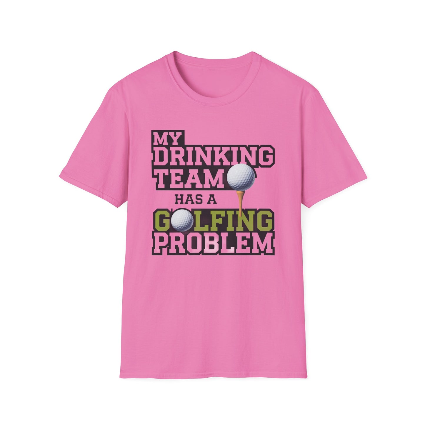 Funny Golfing Problem Unisex Softstyle T-Shirt