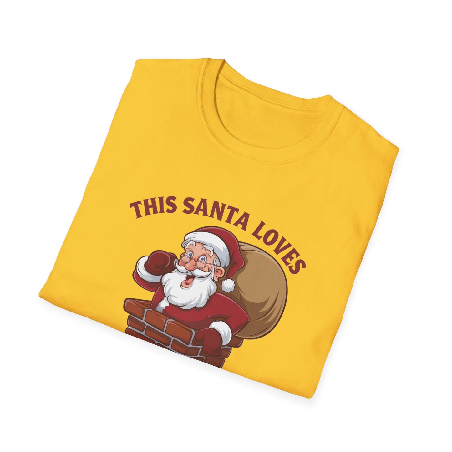 Funny Christmas Santa T-Shirt, Holiday Tee, Unisex Shirt, Christmas Gift, Humor Apparel, Festive Outfit