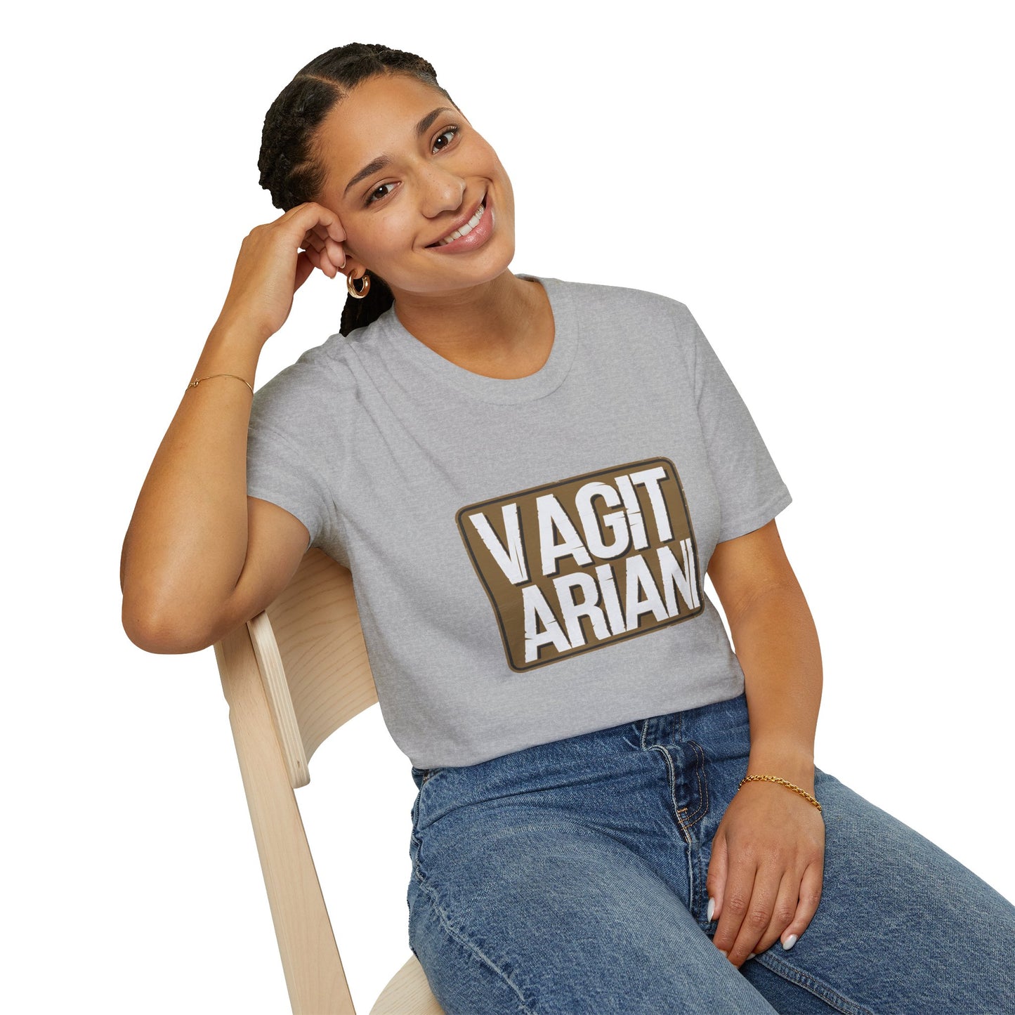 Funny Unisex T-Shirt - "VAGITARIAN" Humor Tee for Food Lovers