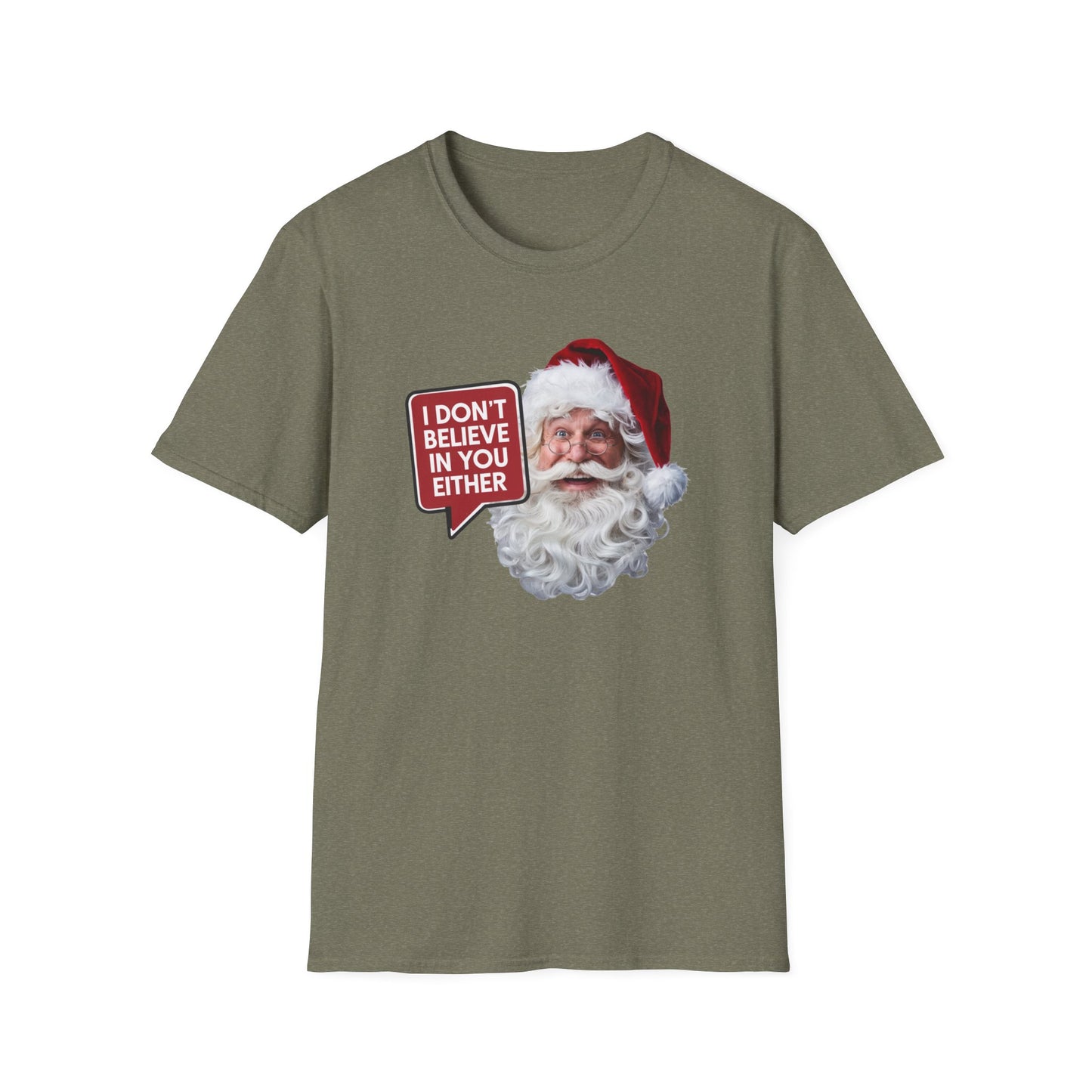 Funny Santa Holiday T-Shirt, Christmas Gift for Adults, Unisex Tee, Humor Shirt, Festive Wear, Winter Apparel