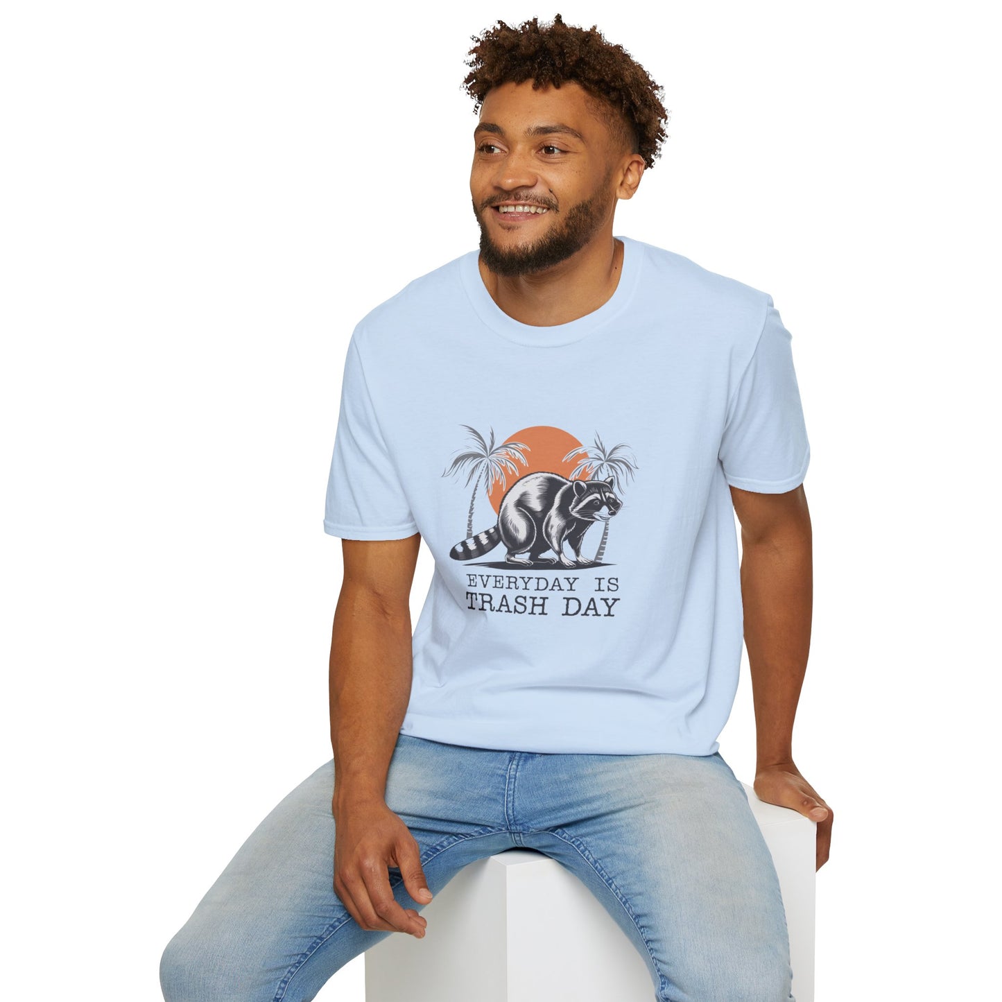 Everyday is Trash Day Unisex Softstyle T-Shirt - Fun Graphic Tee for Casual Wear