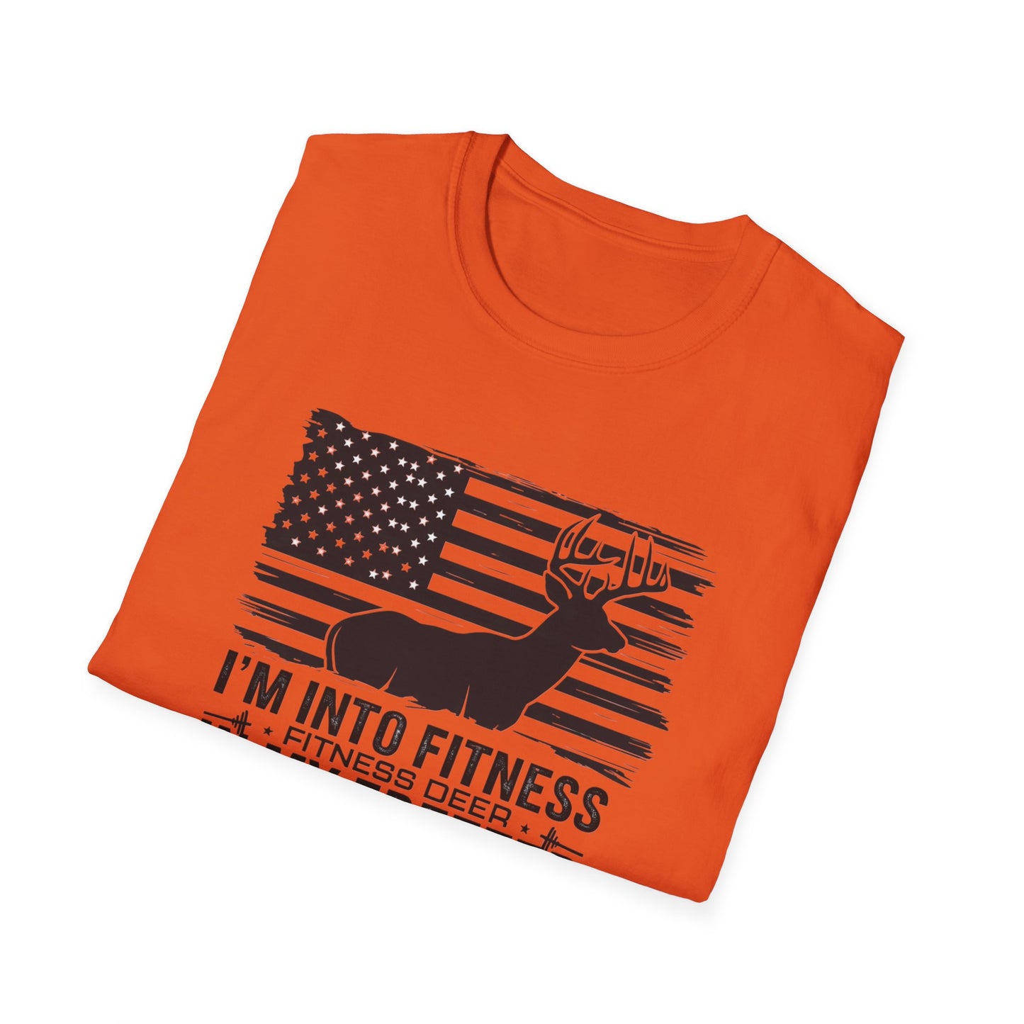 Funny Fitness Lover T-Shirt - "I’m Into Fitness, Fitness Deep in My Freezer" - Unisex Softstyle Tee