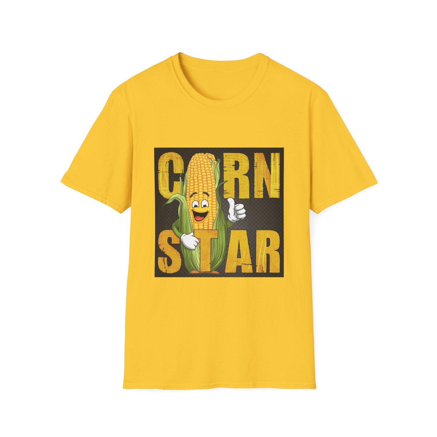Corn Star Unisex Softstyle T-Shirt - Fun and Quirky Tee for Corn Lovers
