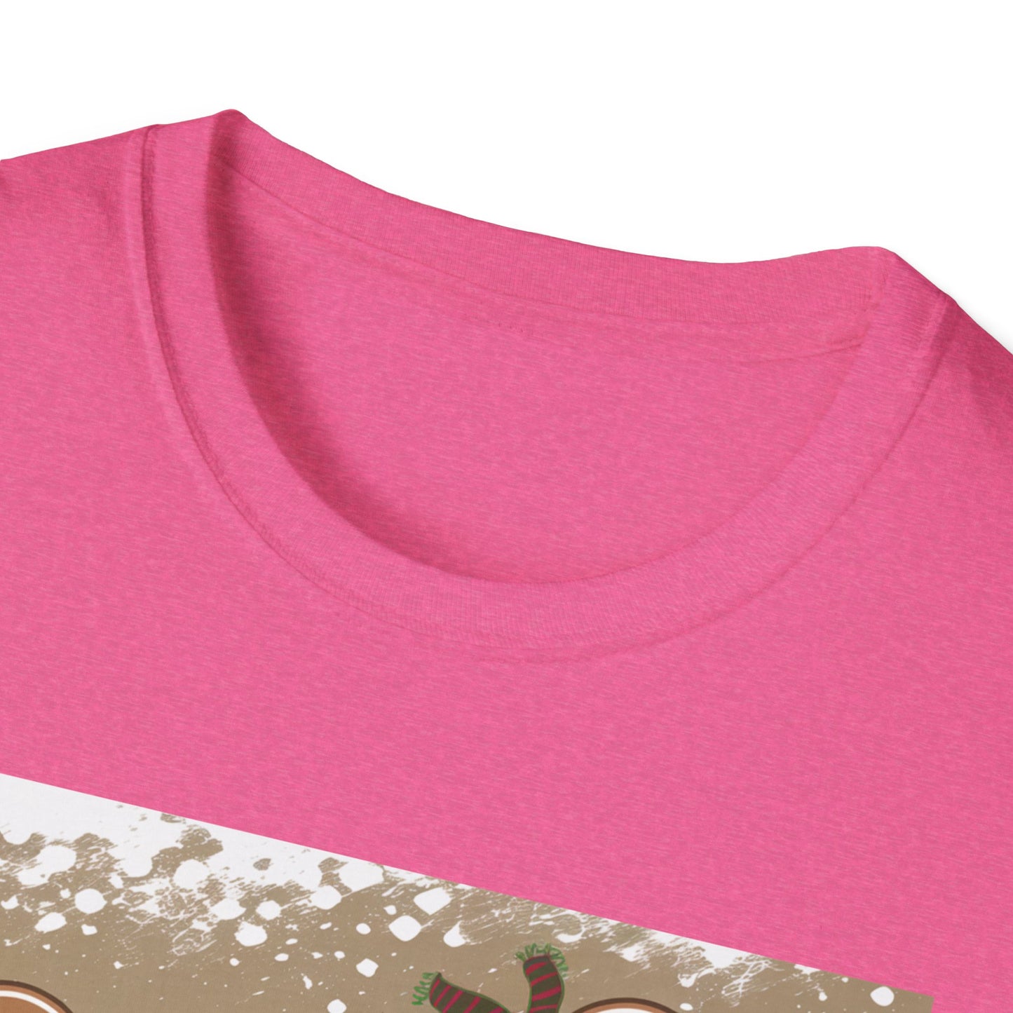 Festive Gingerbread Unisex T-Shirt, Holiday Tee, Christmas Gift, Cozy Shirt, Winter Apparel, Fun Gift Idea