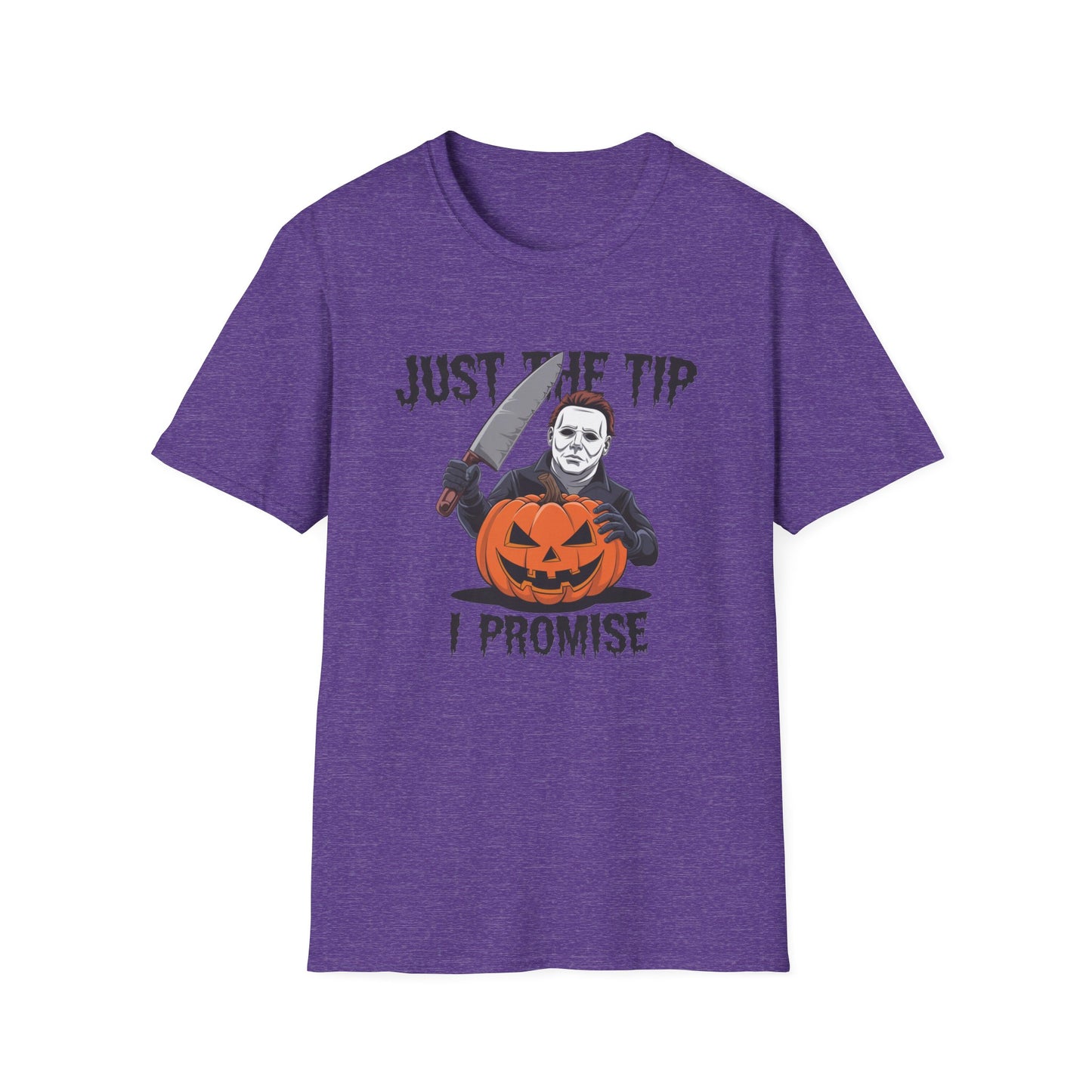 Funny Halloween T-Shirt, Unisex Graphic Tee, Halloween Costume, Pumpkin Carving Shirt, Trick or Treat Apparel, Just the Tip Design