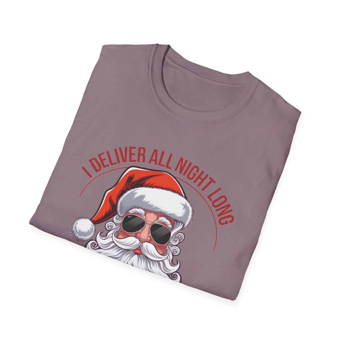 Santa Delivery T-Shirt, Funny Christmas Shirt, Holiday Gift, Relaxed Fit Tee, Unisex Tee for Christmas Lovers