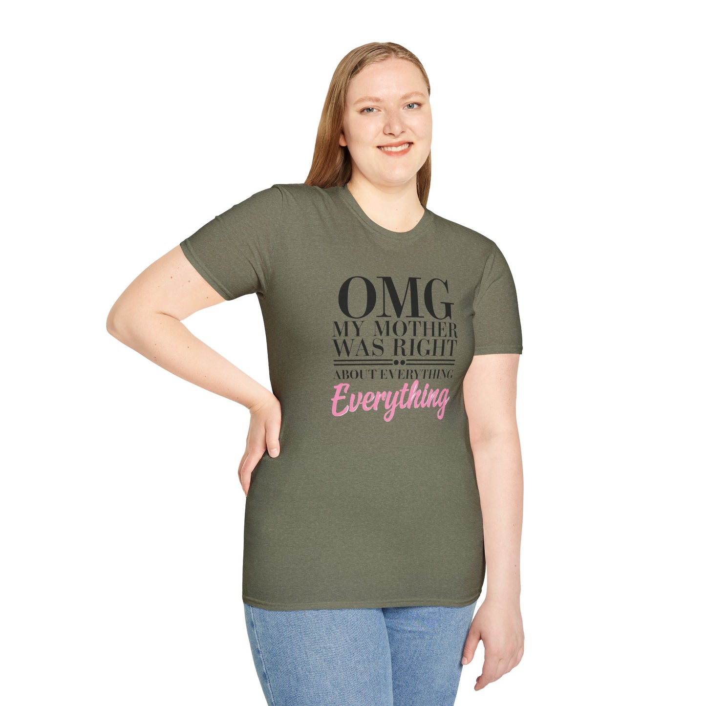 Funny Mother’s Day Unisex T-Shirt, Gift for Mom, Birthday Gift, Casual Wear, Lightweight Tee