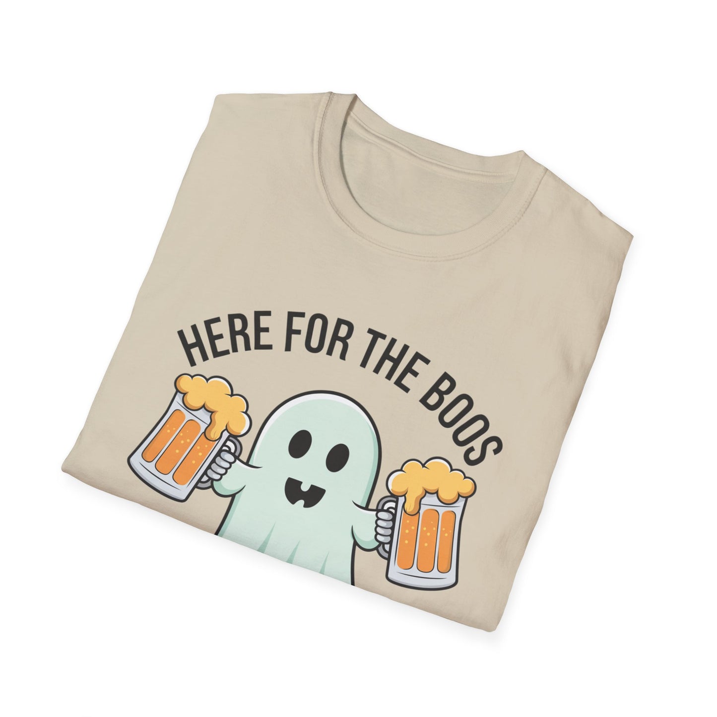 Ghostly Humor Unisex T-Shirt - Perfect for Halloween, Casual Outings, and Party Vibes, Fun Apparel, Spooky Season Tee, Gift for Friends