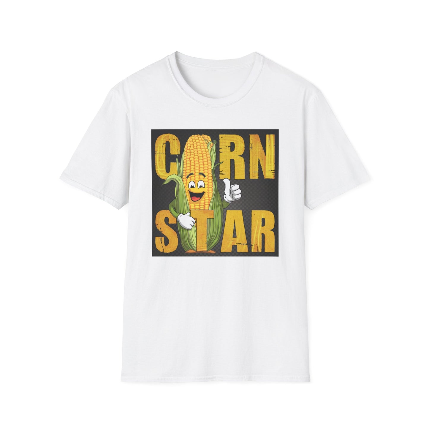 Corn Star Unisex Softstyle T-Shirt - Fun and Quirky Tee for Corn Lovers