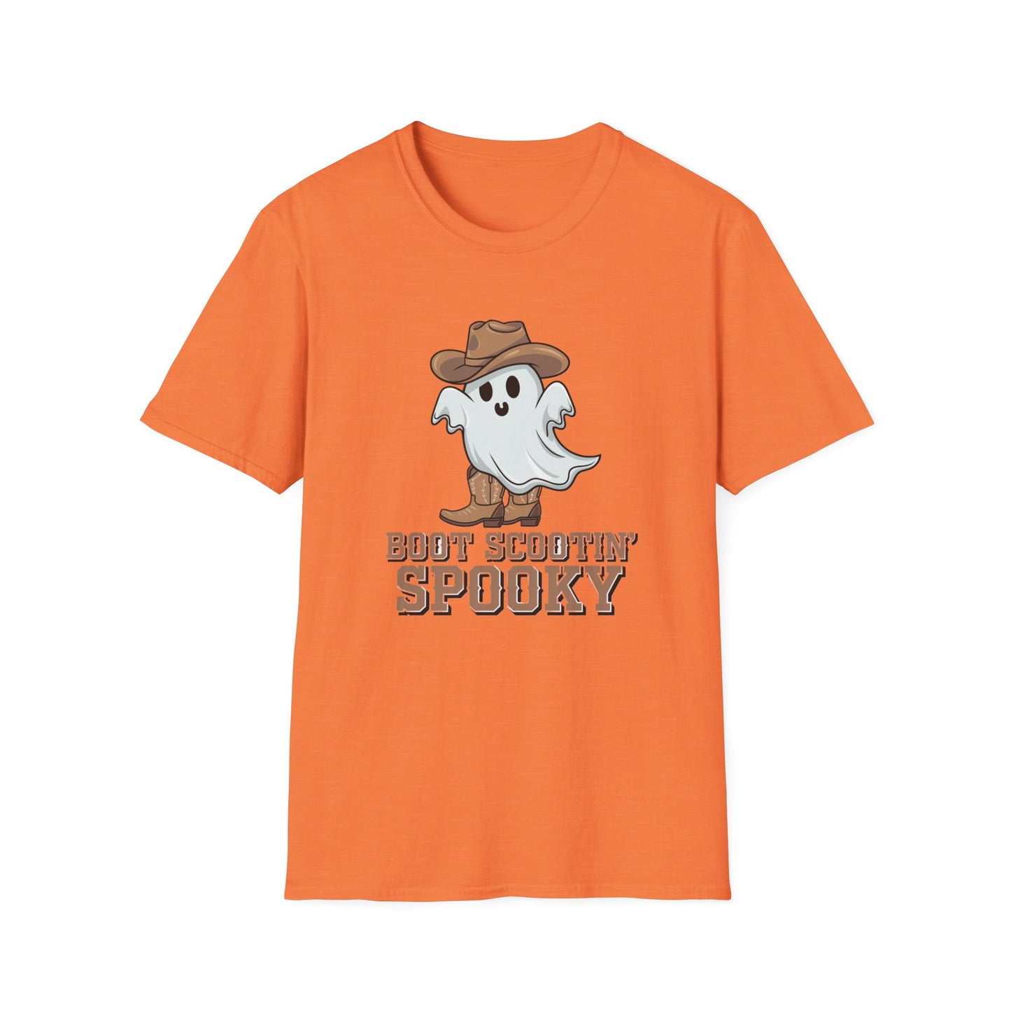 Ghostly Cowboy T-Shirt, Fun Halloween Tee, Spooky Ghost Shirt, Unisex Graphic Shirt, Witchy Casual Wear, Cute Halloween Gift