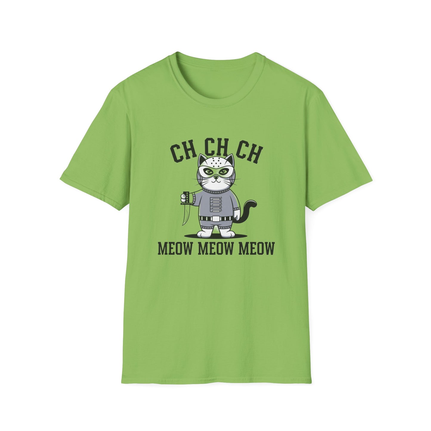 Funny Cat Graphic Tee, Unisex T-Shirt, Cute Cat Lover Gift, Pet Enthusiast Apparel, Meow Meow Meow Shirt