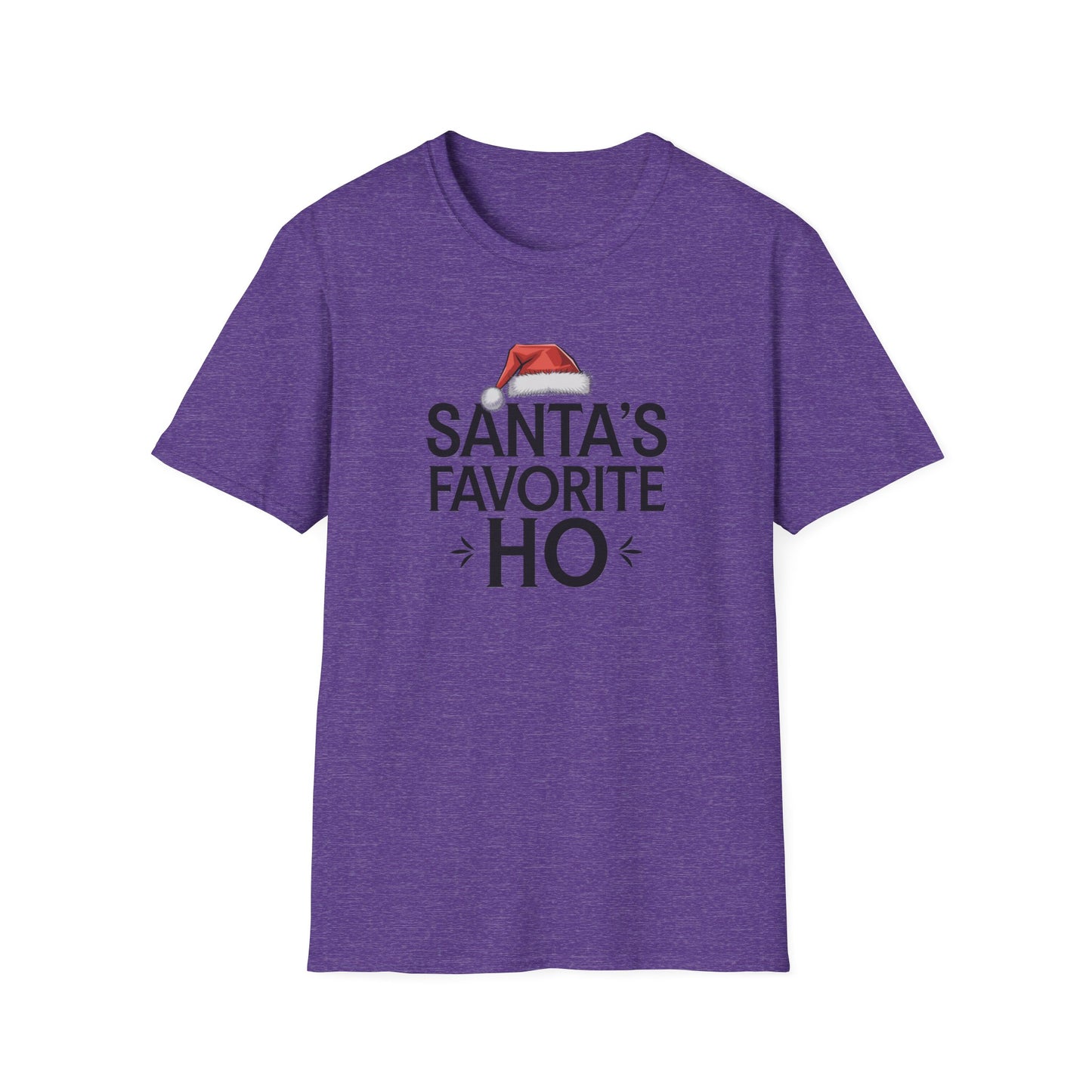 Santa's Favorite Ho Unisex T-Shirt, Funny Christmas Shirt, Holiday Gift, Jolly Tee, Christmas Party Wear, Seasonal Humor Top