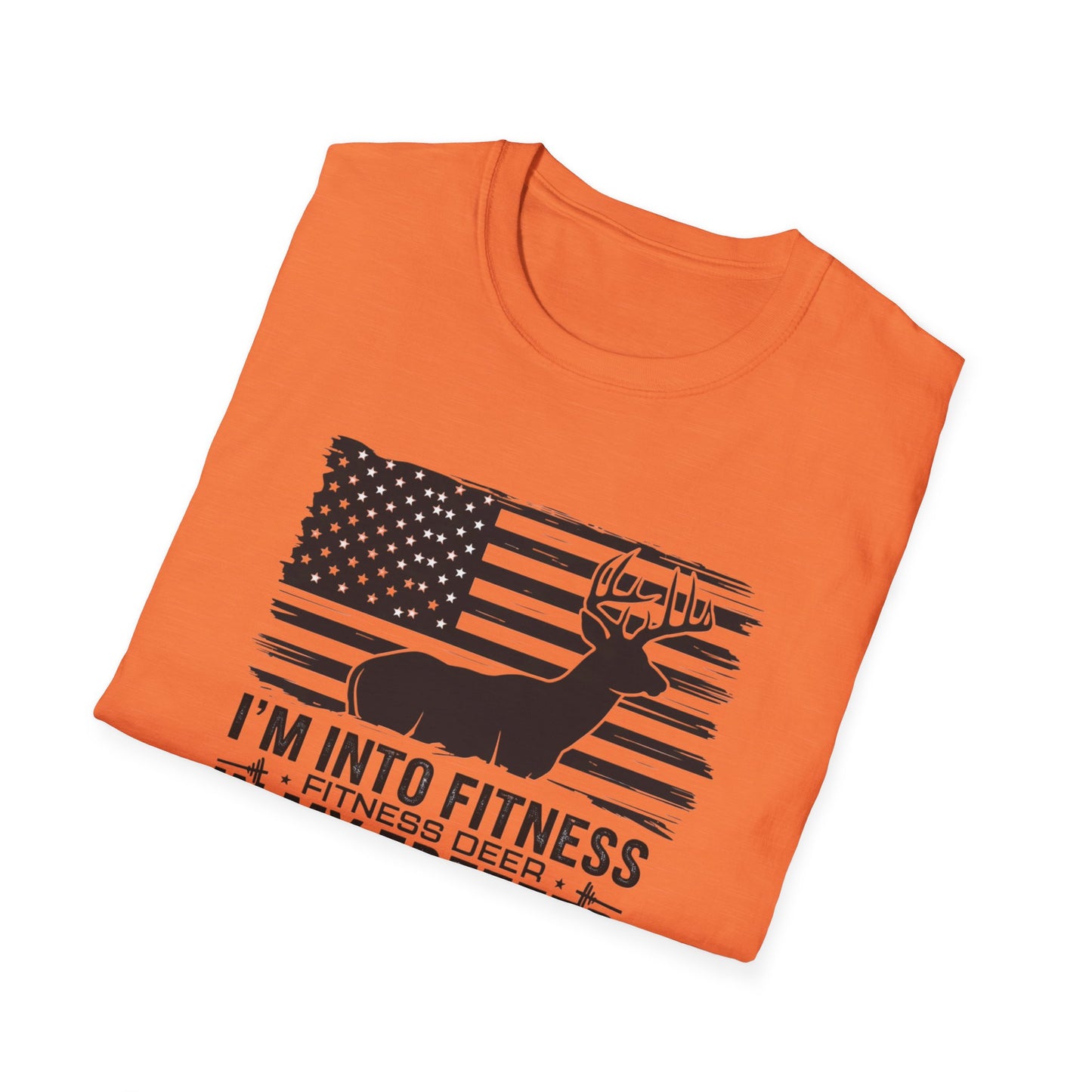 Funny Fitness Lover T-Shirt - "I’m Into Fitness, Fitness Deep in My Freezer" - Unisex Softstyle Tee